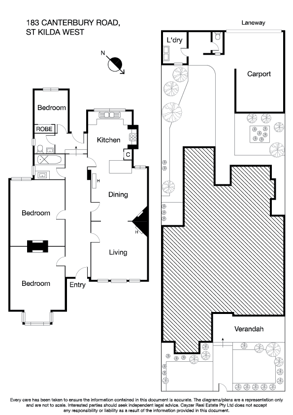 183 Canterbury Road, ST KILDA WEST VIC 3182 - Floorplan