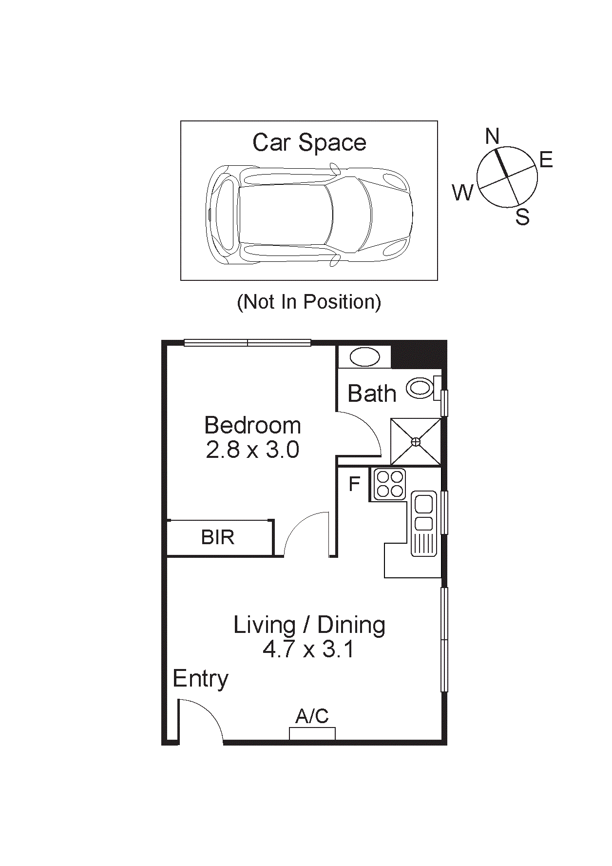 18/37 Fitzgerald Street, South Yarra VIC 3141 - Floorplan