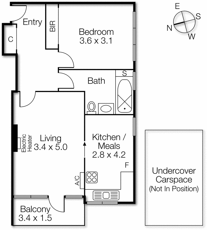 18/39 Hotham Street, St Kilda East VIC 3183 - Floorplan