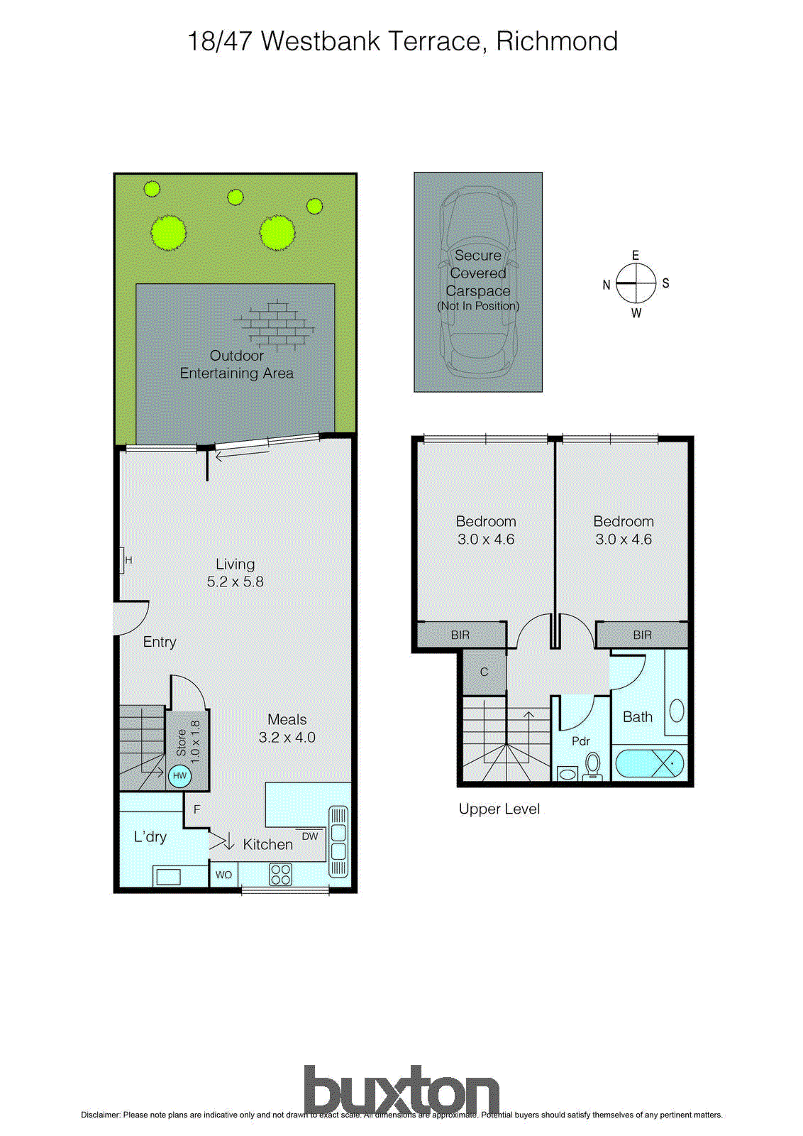 18/47 Westbank Terrace, Richmond VIC 3121 - Floorplan