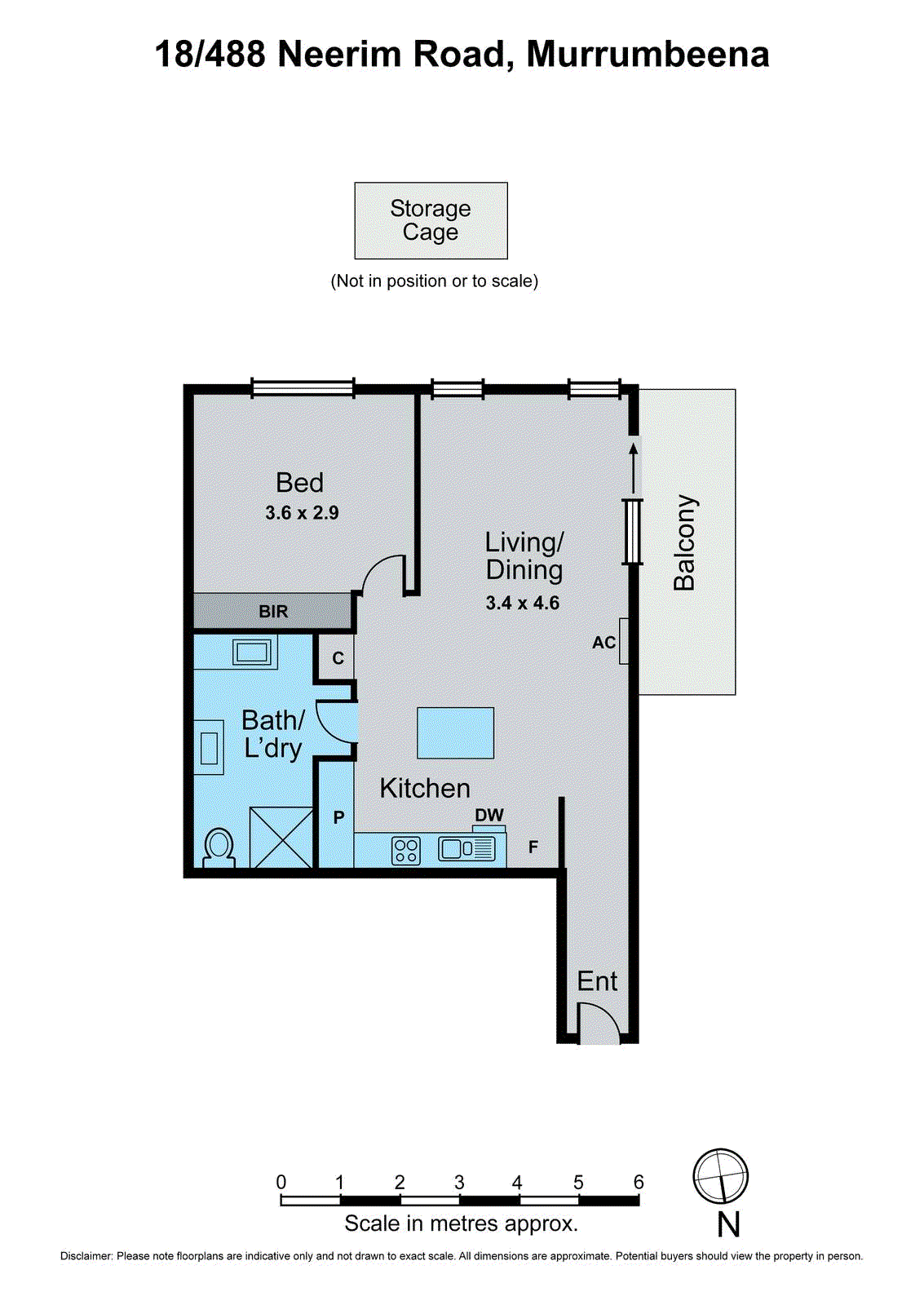 18/488 Neerim Road, Murrumbeena VIC 3163 - Floorplan