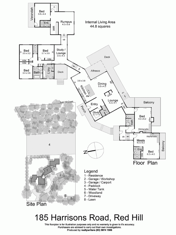 185 Harrisons Road, RED HILL VIC 3937 - Floorplan