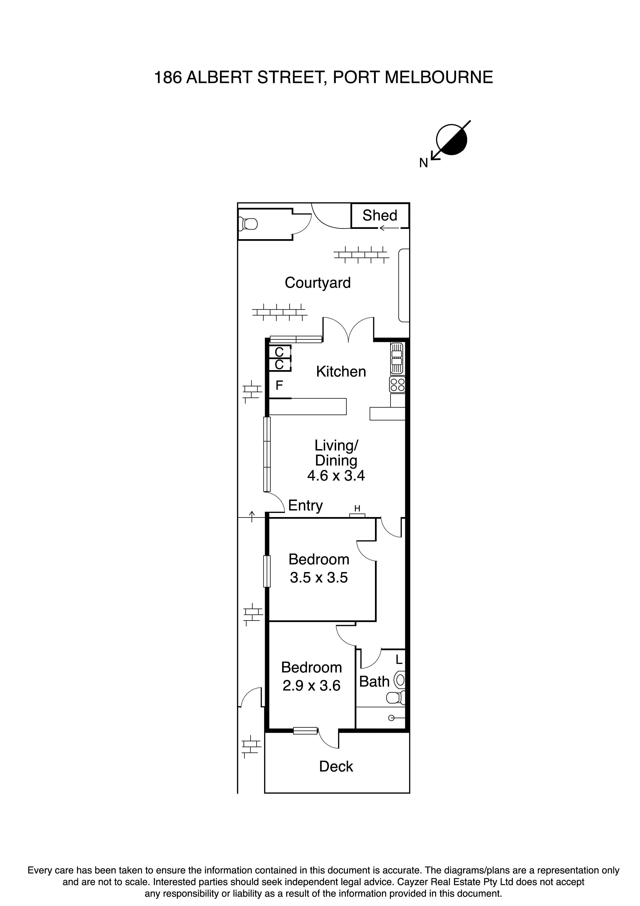 186 Albert Street, PORT MELBOURNE VIC 3207 - Floorplan