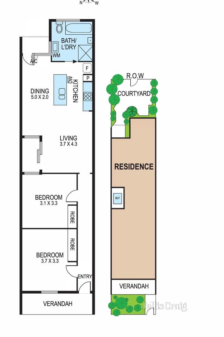 187 Gladstone Street, SOUTH MELBOURNE VIC 3205 - Floorplan