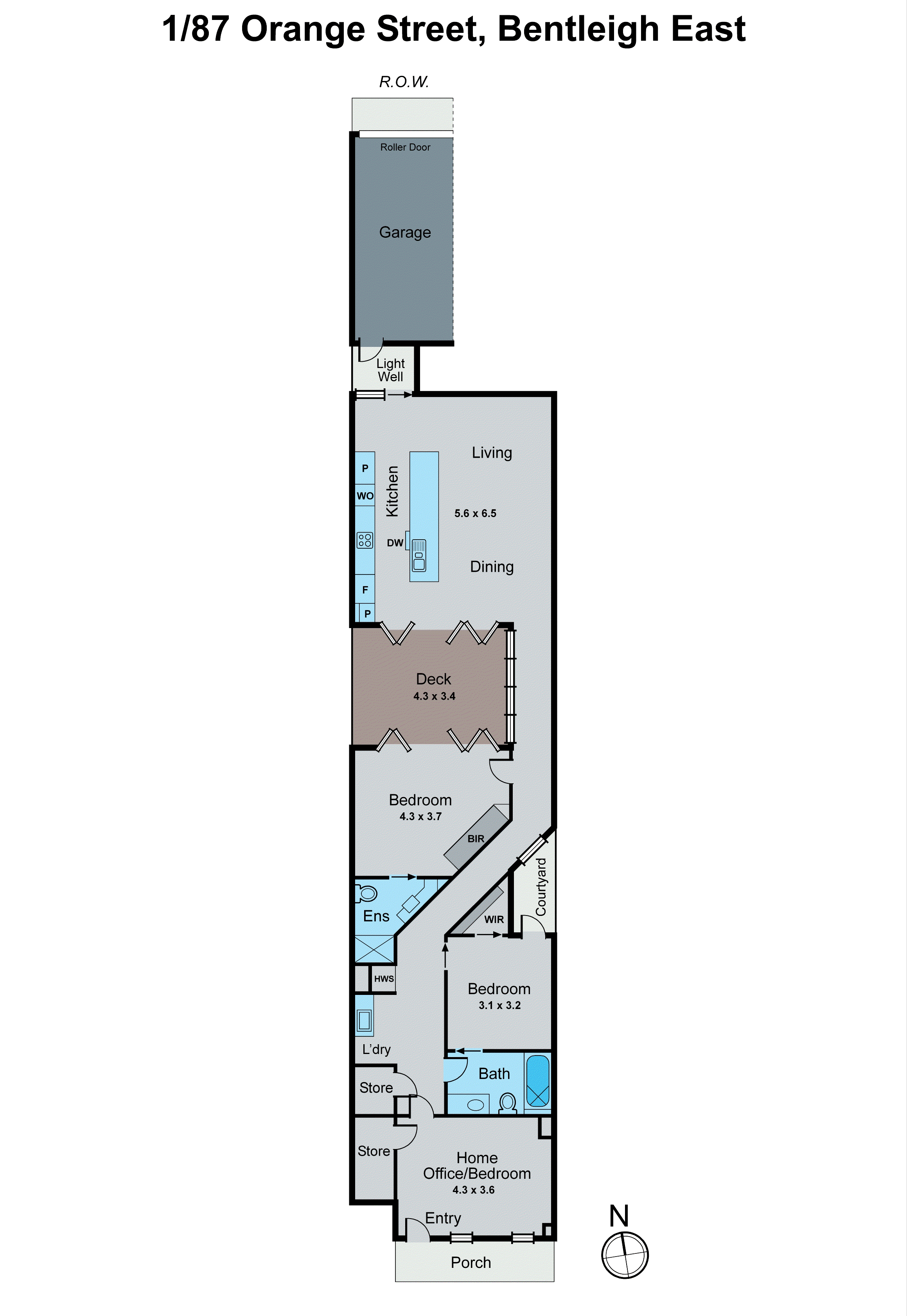 1/87 Orange Street, Bentleigh East VIC 3165 - Floorplan