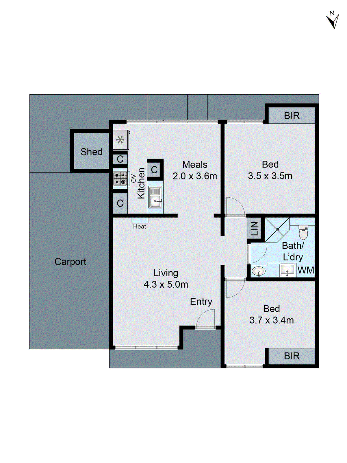 18/71-109 Bourke Road, Clarinda VIC 3169 - Floorplan