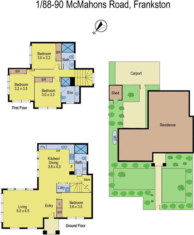 1/88-90 McMahons Road, Frankston VIC 3199 - Floorplan