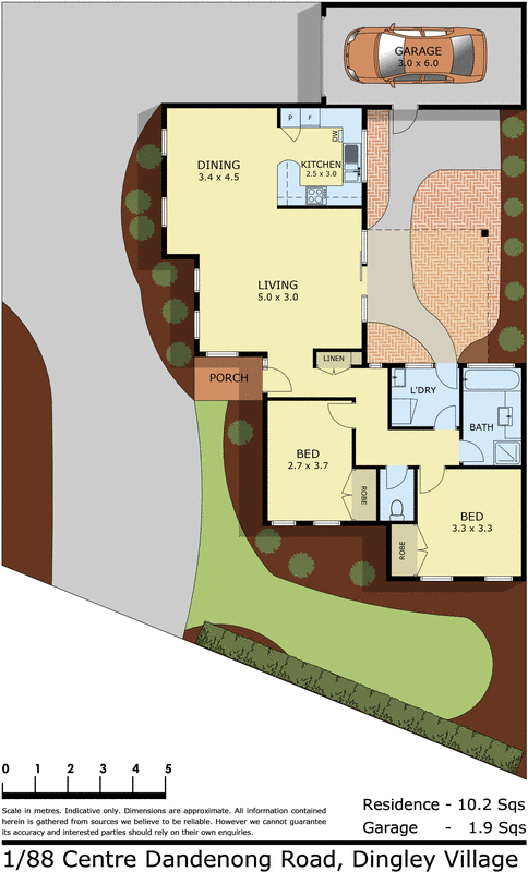 1/88 Centre Dandenong Road, Dingley Village VIC 3172 - Floorplan