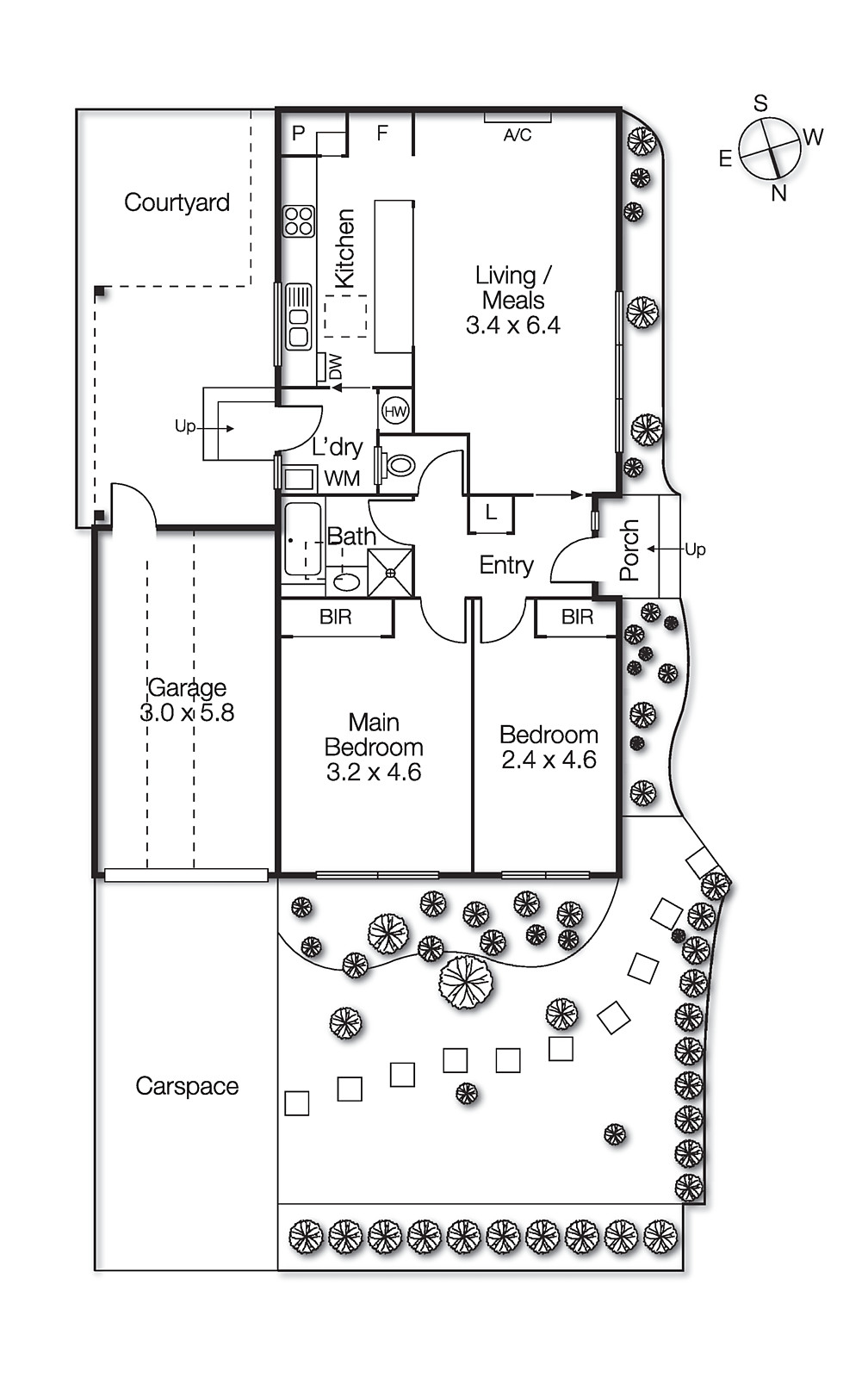 1/88 Fewster Road, Hampton VIC 3188 - Floorplan