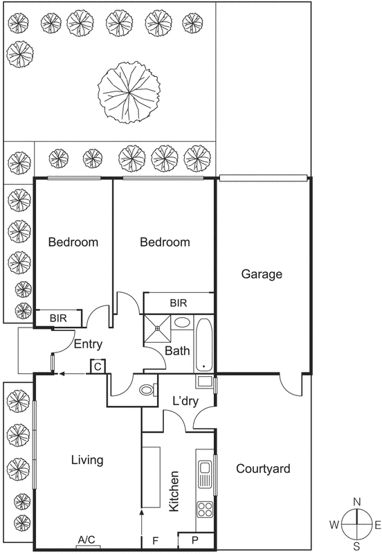 1/88 Fewster Road, Hampton VIC 3188 - Floorplan