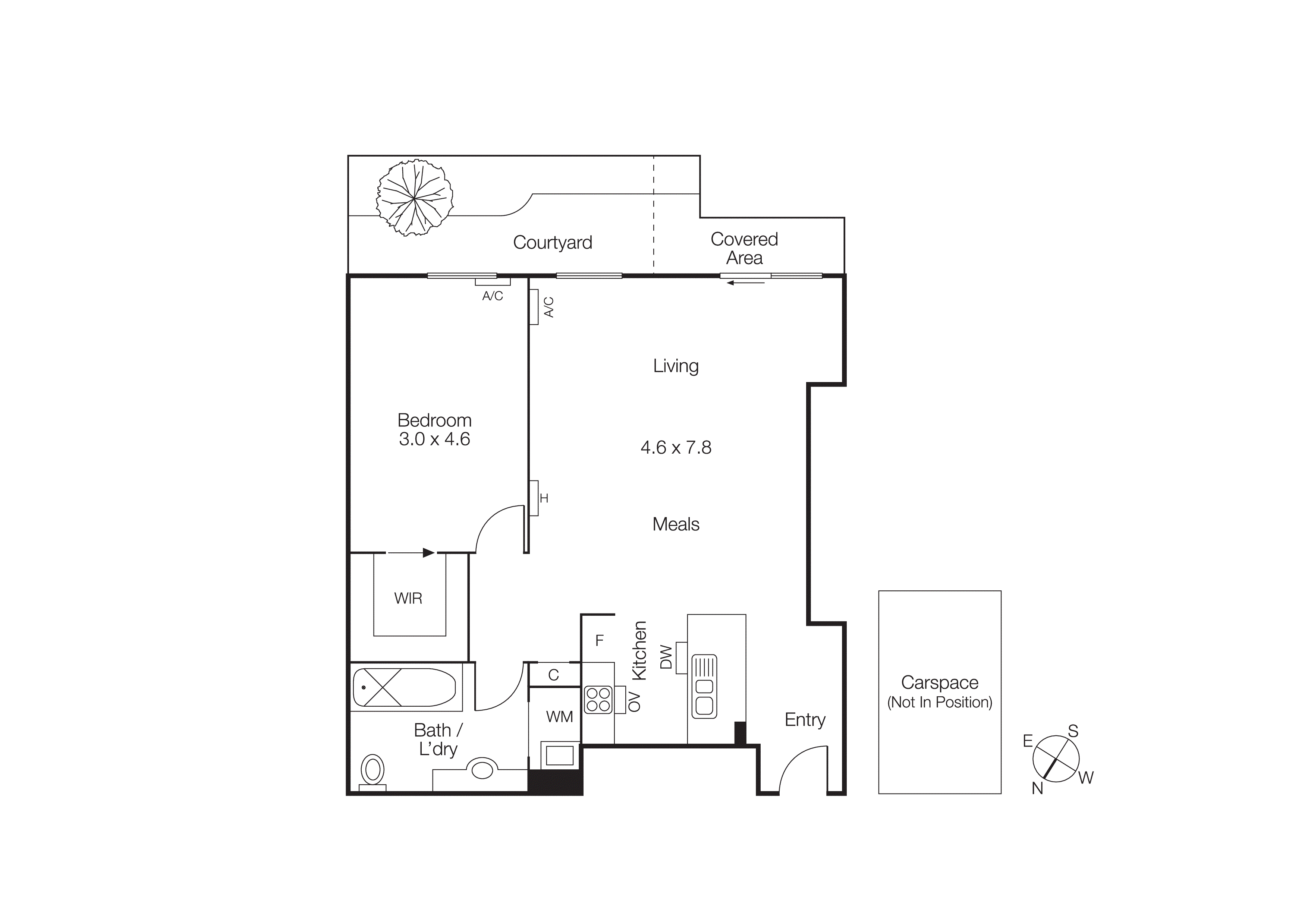 1/88 Park Street, South Melbourne VIC 3205 - Floorplan
