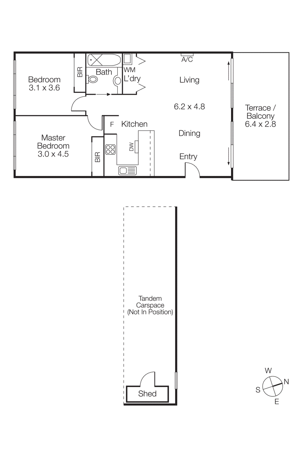 18/95 Highett Road, Hampton VIC 3188 - Floorplan