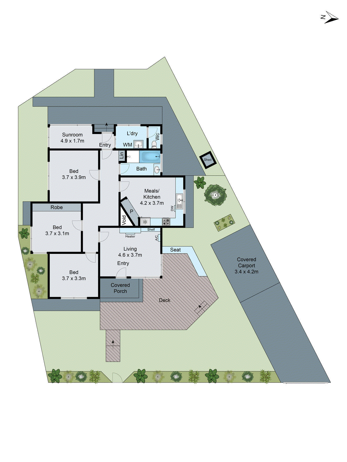 18B Calvert Street, Hamlyn Heights VIC 3215 - Floorplan
