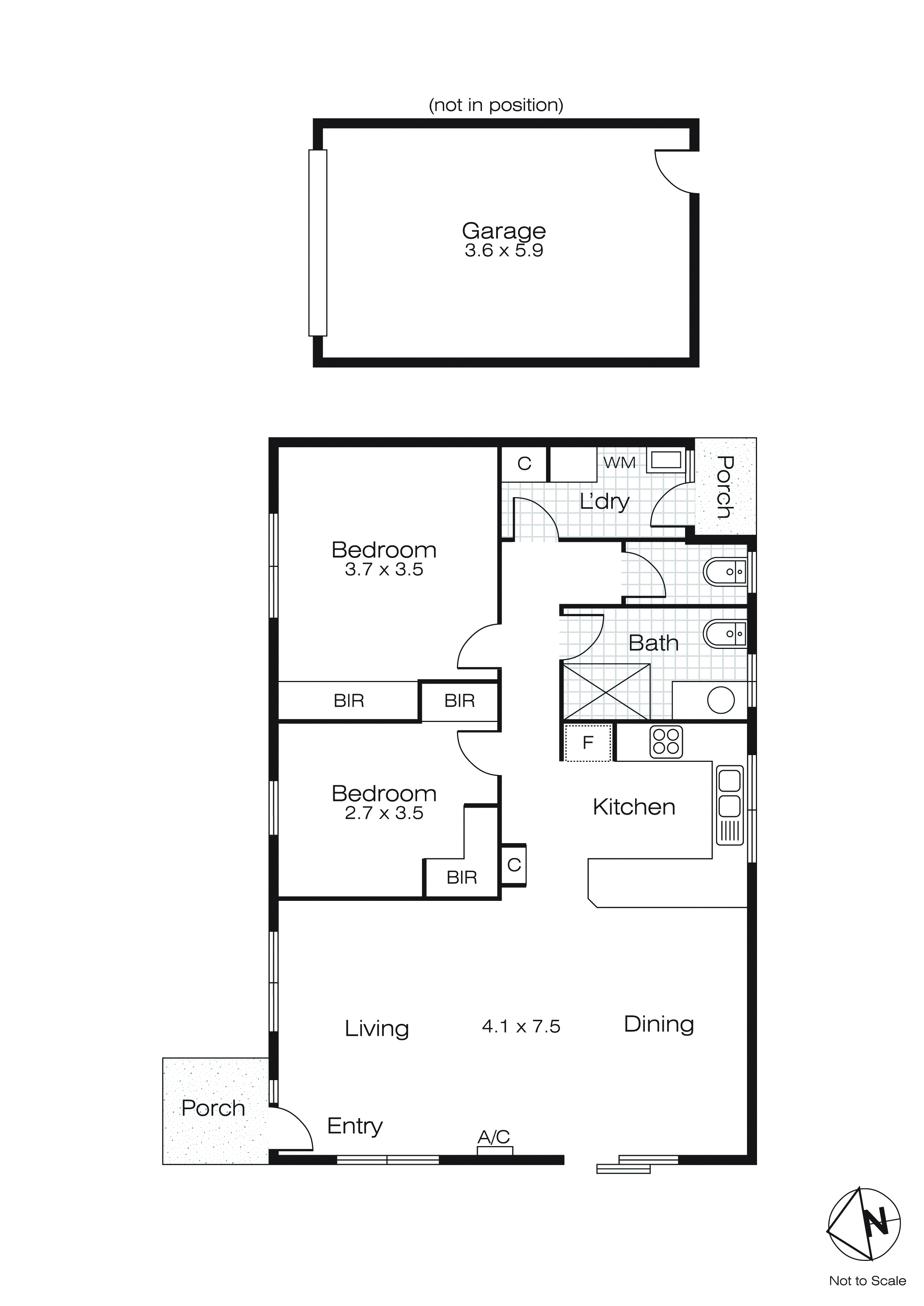 18b/412 Drummond Street North, Ballarat Central VIC 3350 - Floorplan