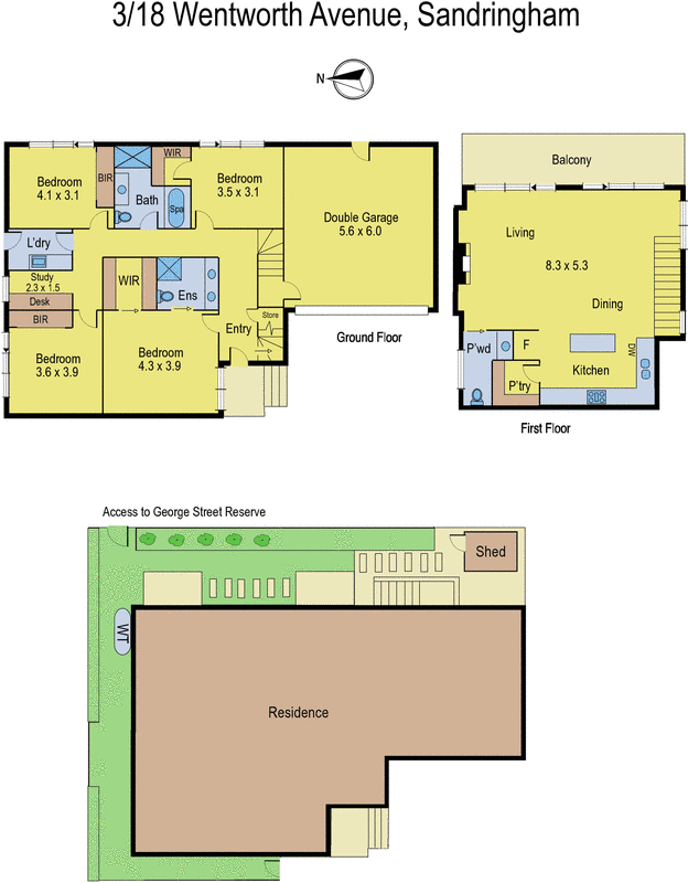 18c Wentworth Avenue, Sandringham VIC 3191 - Floorplan