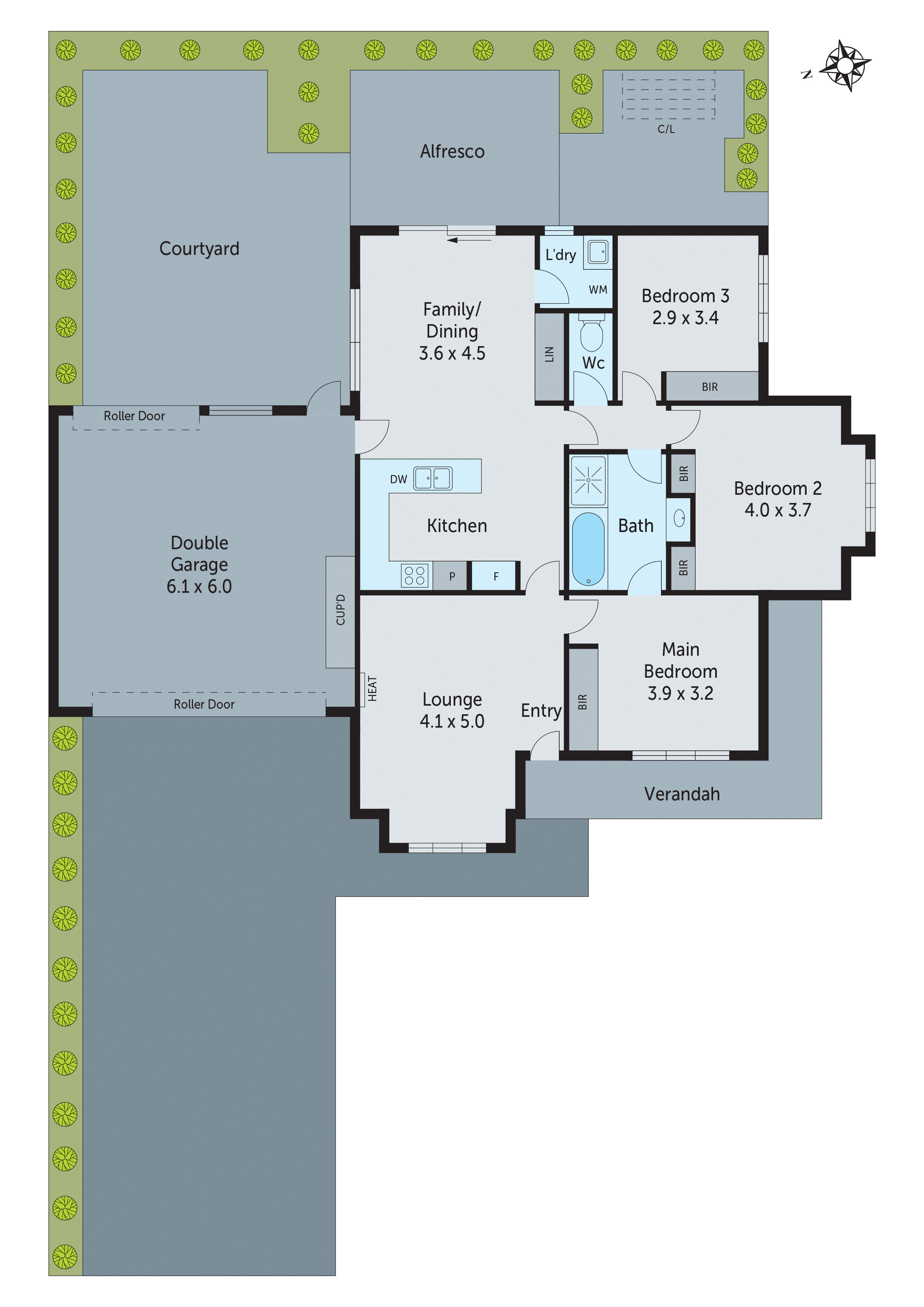 1/9-11 Helms Street, Newcomb VIC 3219 - Floorplan
