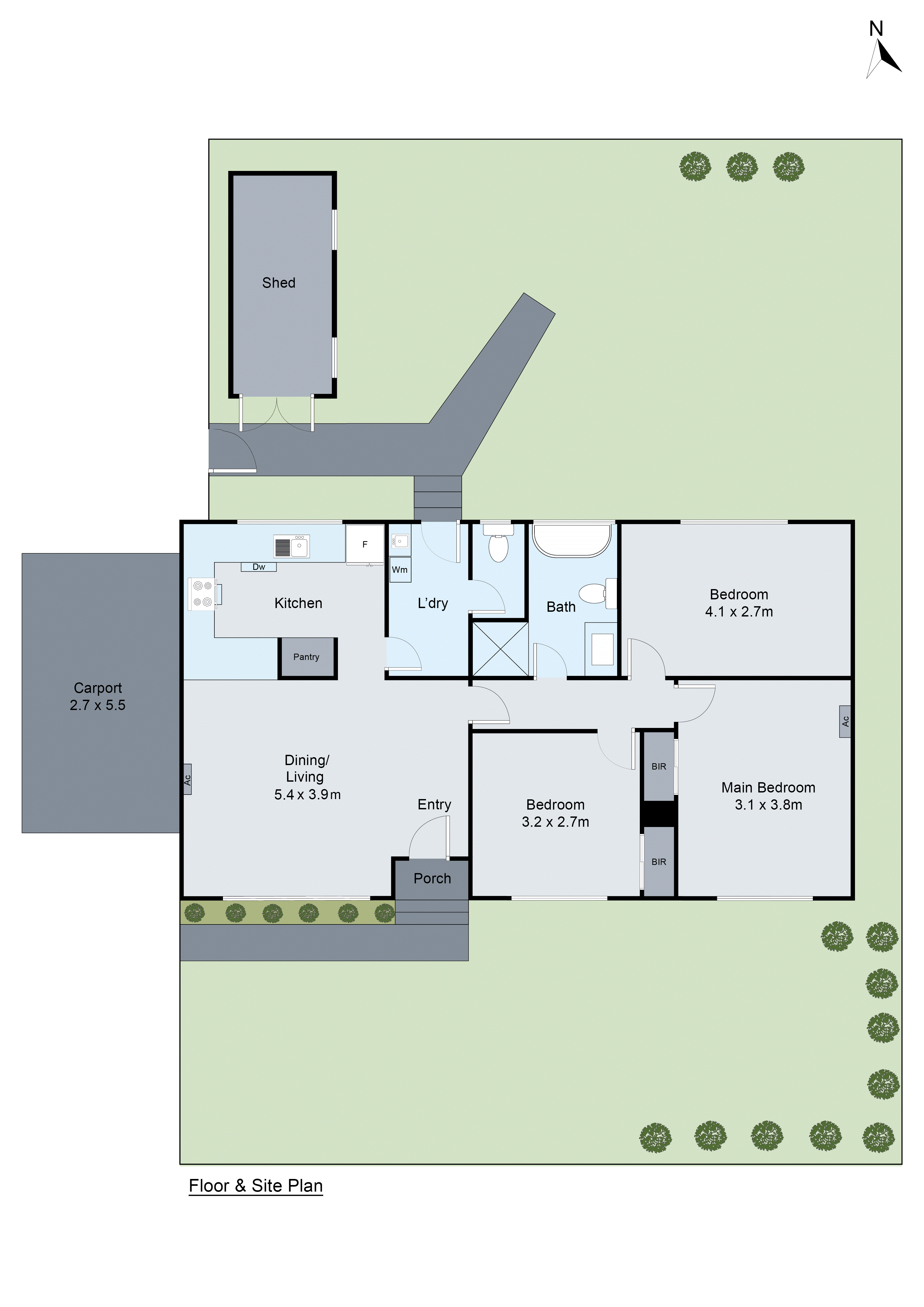 1/9 Albany Road, Oakleigh East VIC 3166 - Floorplan