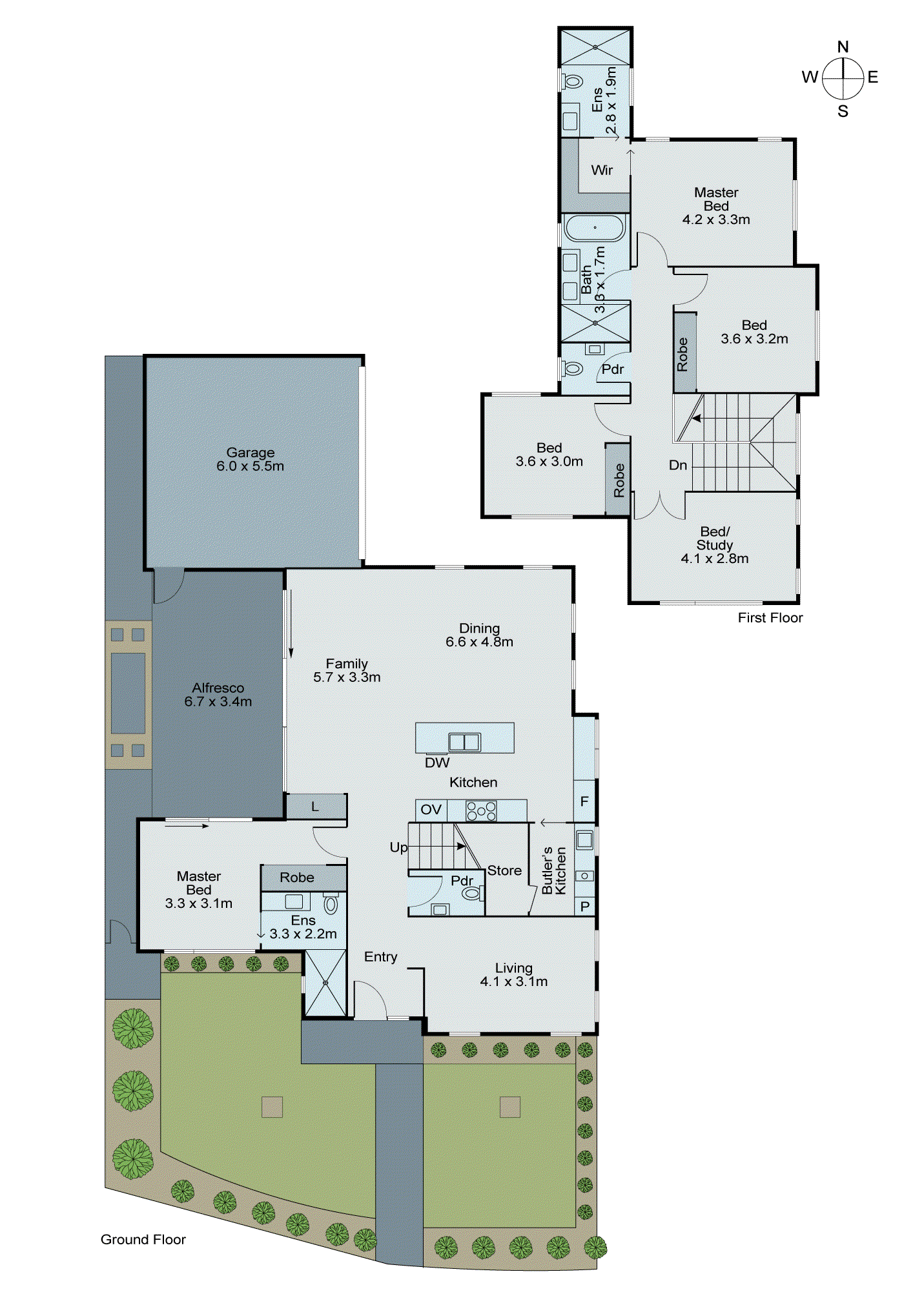 1/9 Barrington Drive, Ashwood VIC 3147 - Floorplan