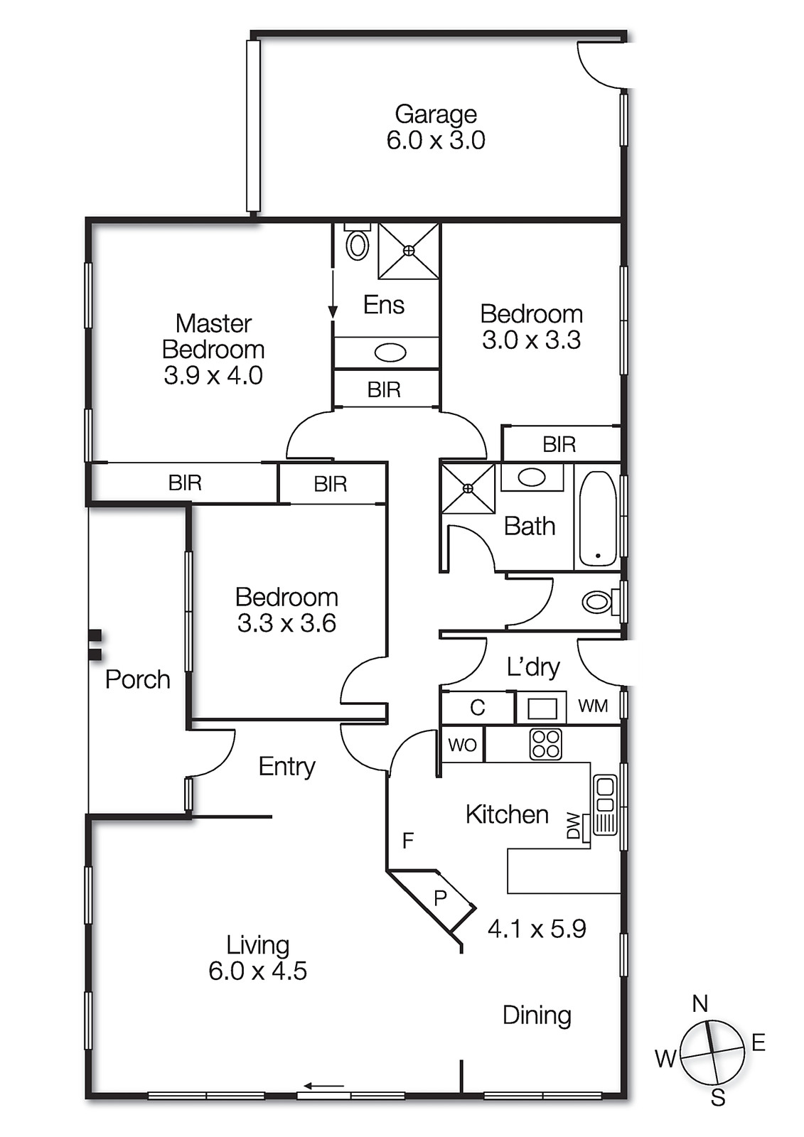 1/9 Bright Street, Brighton East VIC 3187 - Floorplan