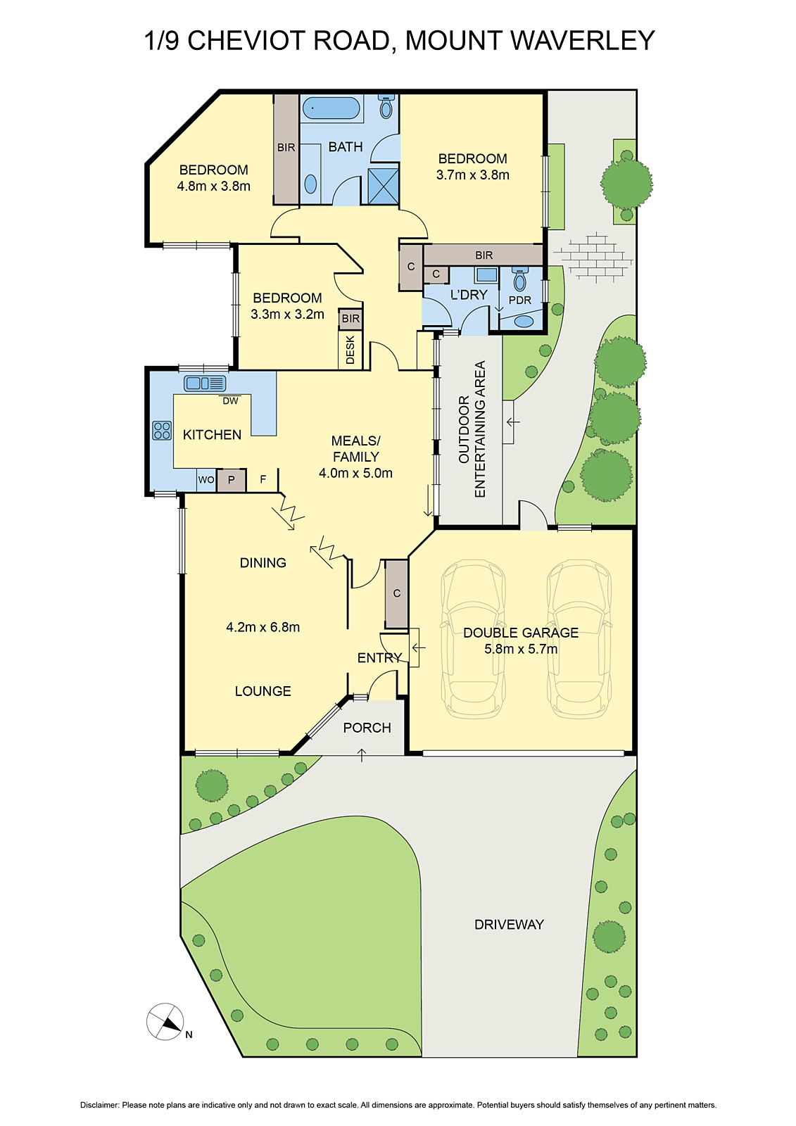 1/9 Cheviot Road, Mount Waverley VIC 3149 - Floorplan