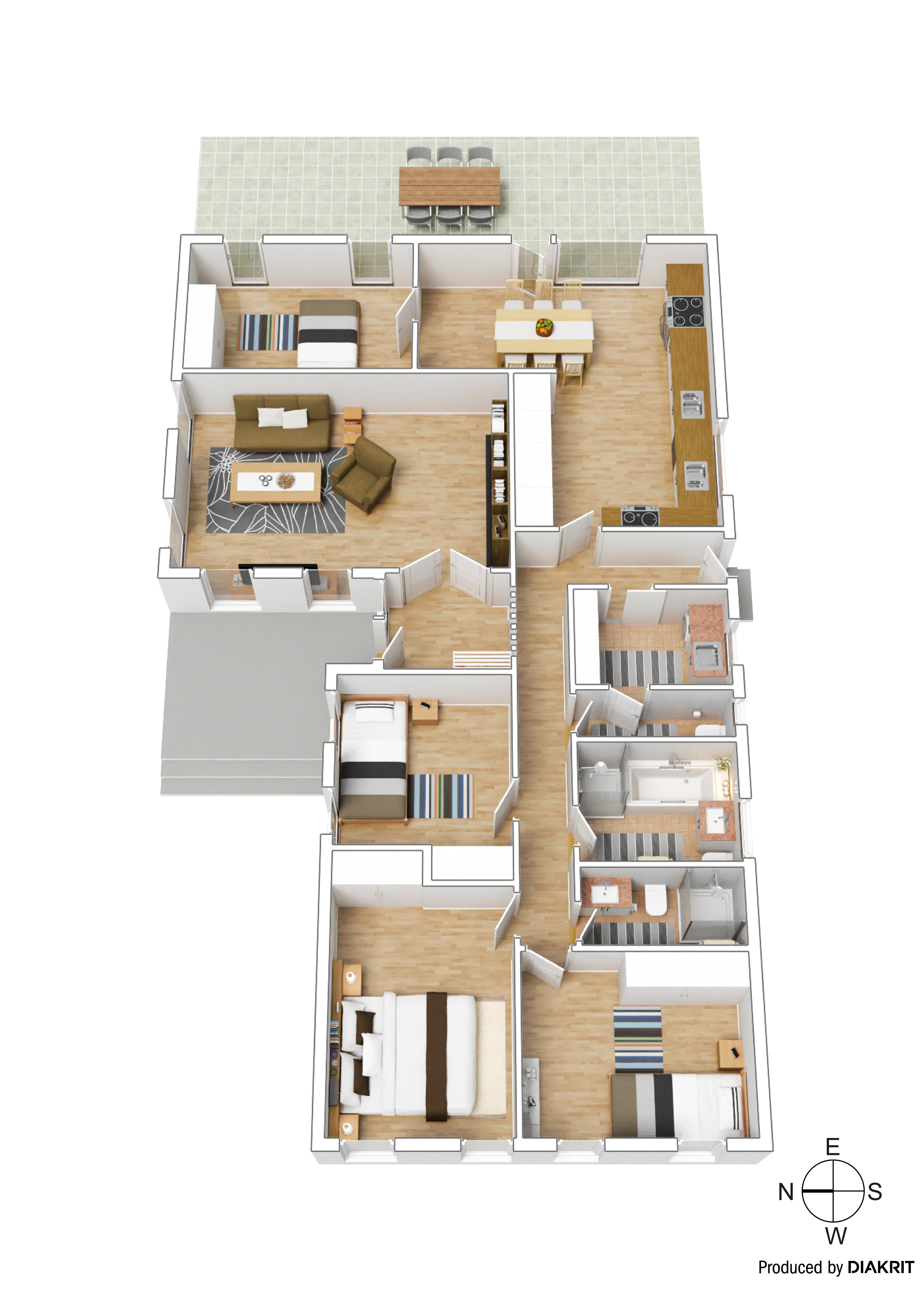 19 Diamond Avenue, Glen Waverley VIC 3150 - Floorplan