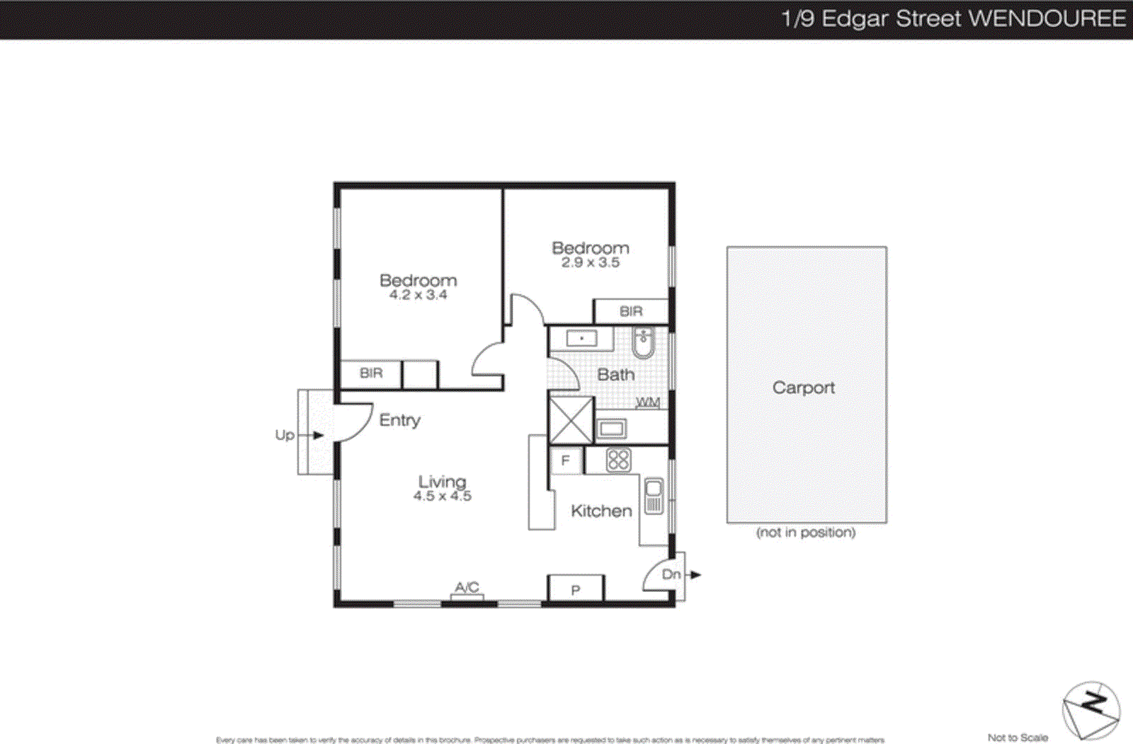 1/9 Edgar Street, Wendouree VIC 3355 - Floorplan