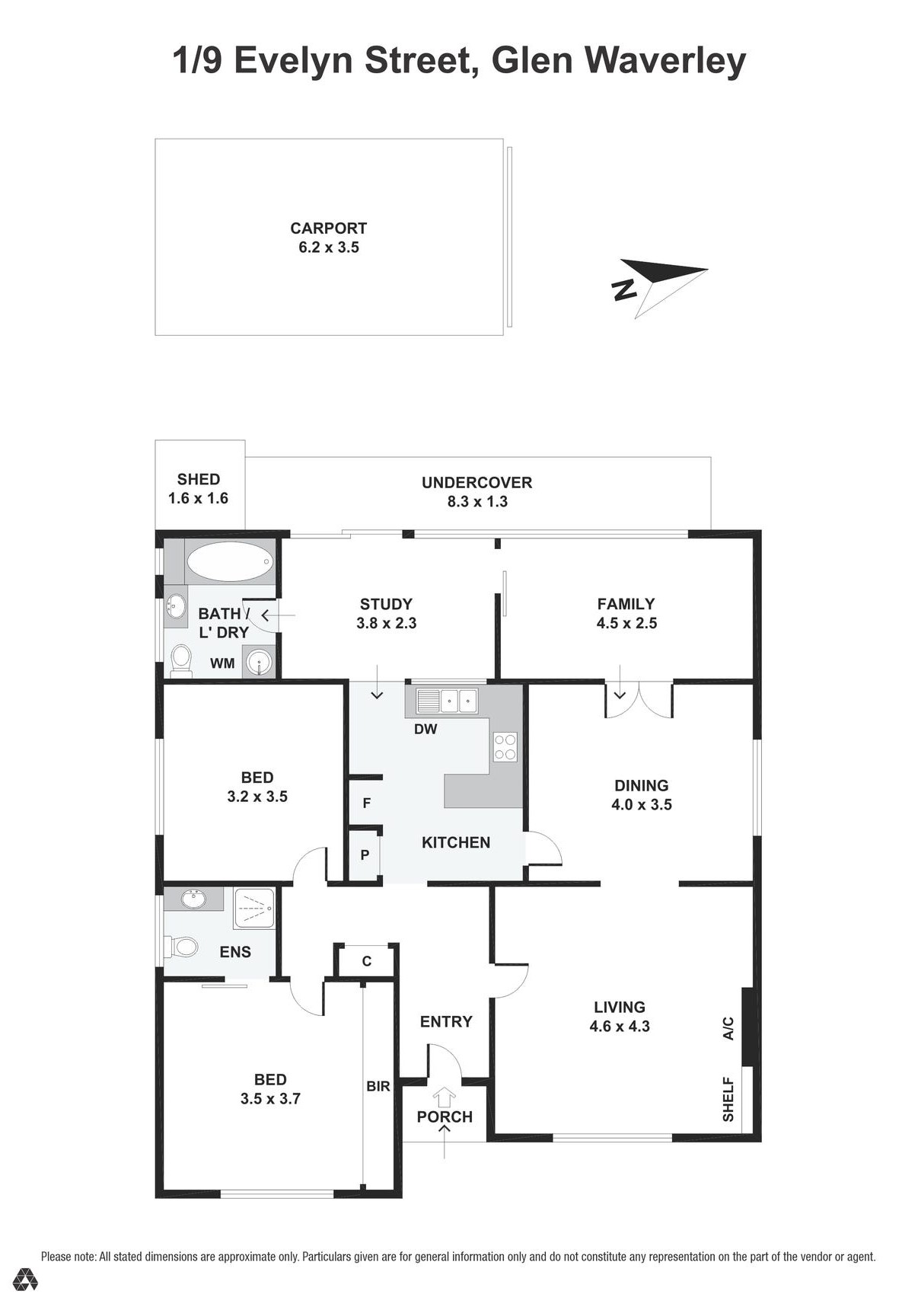 1/9&nbsp;Evelyn Street&nbsp;&nbsp;Glen Waverley 1