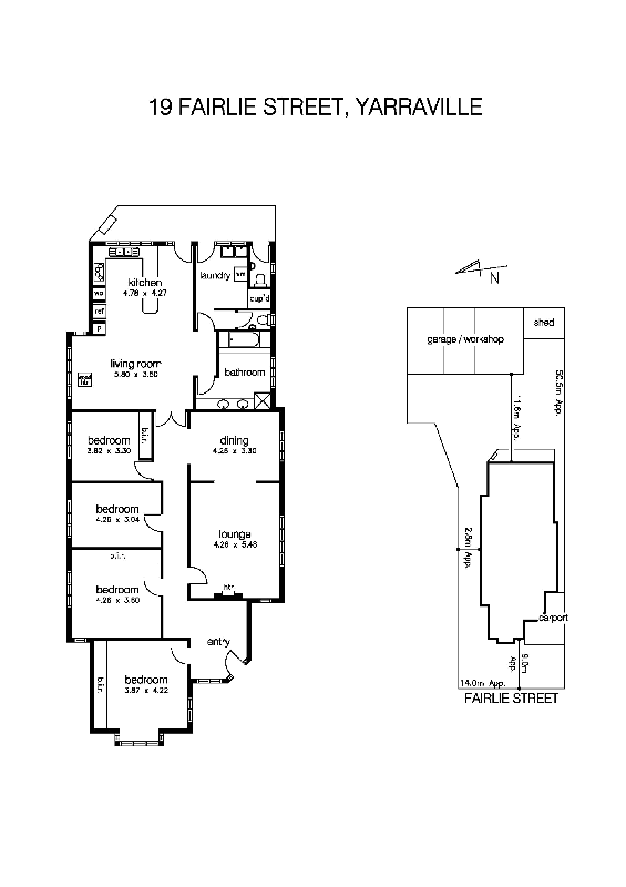 19 Fairlie Street, YARRAVILLE VIC 3013 - Floorplan