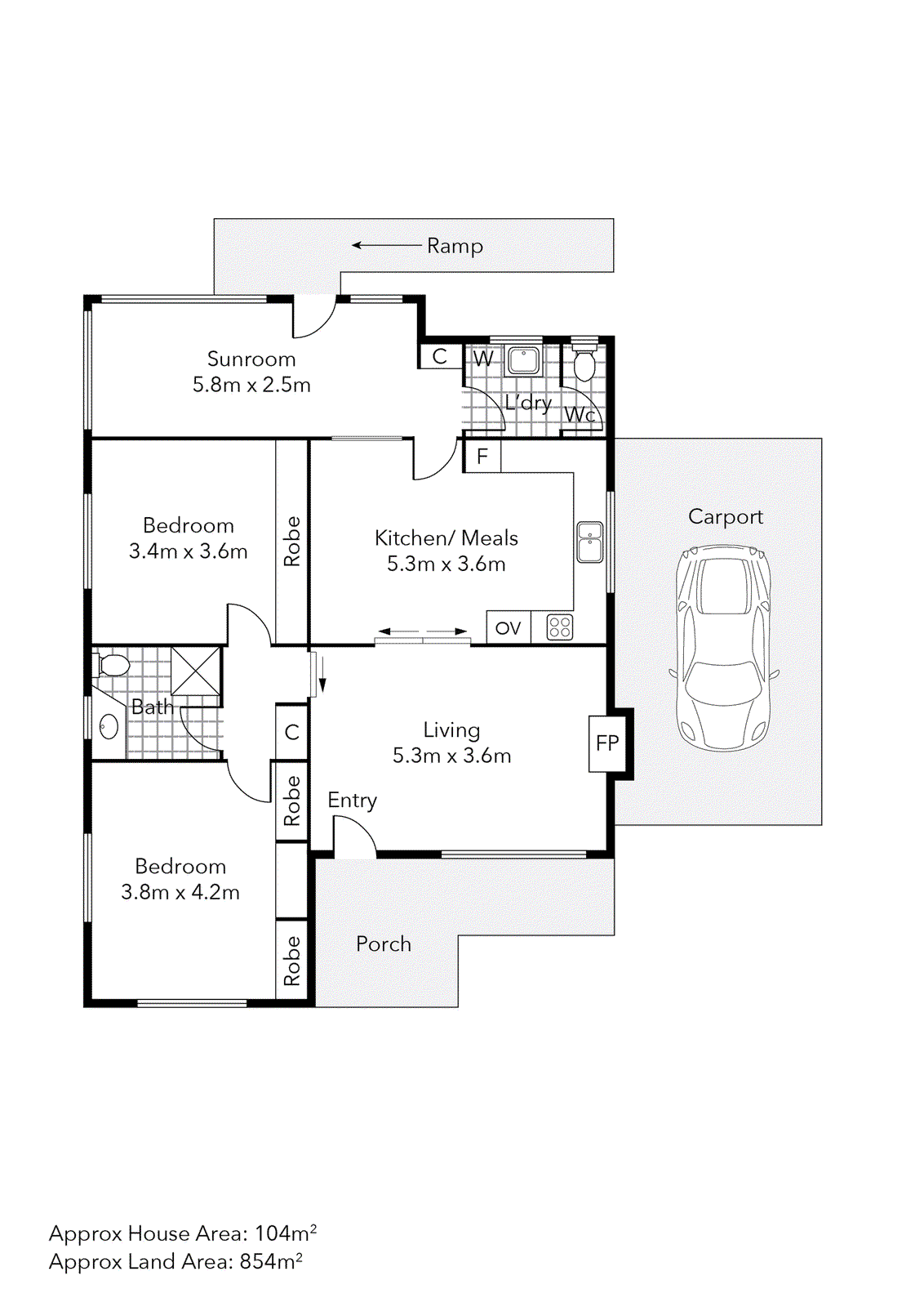 19 Fisher Street, Wendouree VIC 3355 - Floorplan