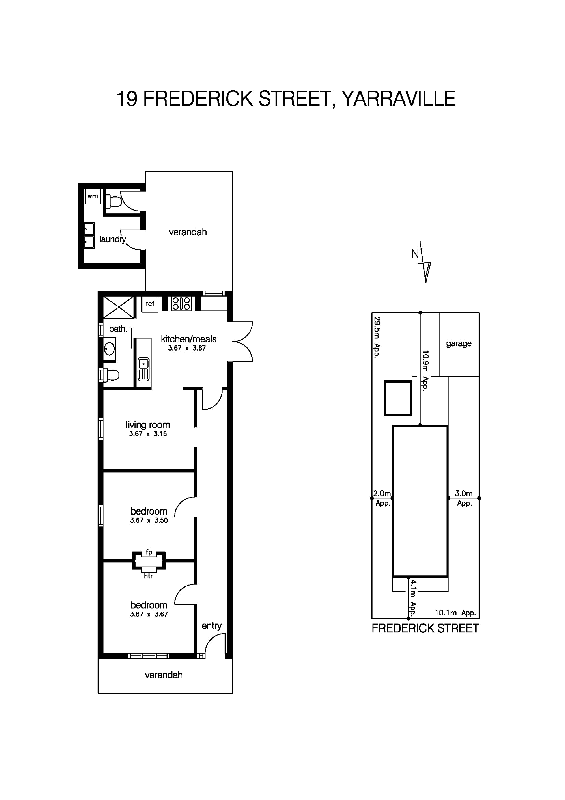 19 Frederick Street, YARRAVILLE VIC 3013 - Floorplan