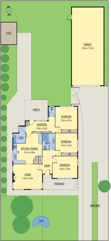 19 Gibbs Street, Newcomb VIC 3219 - Floorplan