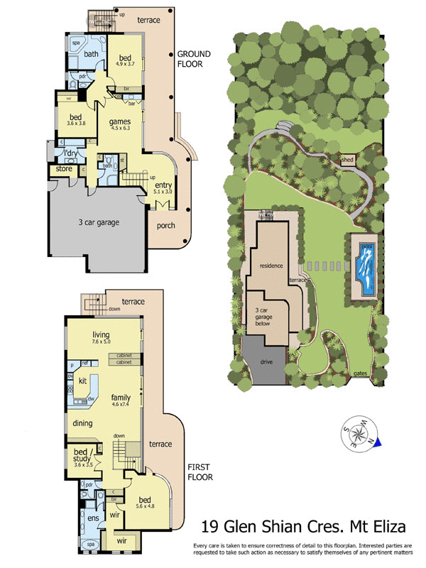 19 Glen Shian Crescent, MOUNT ELIZA VIC 3930 - Floorplan