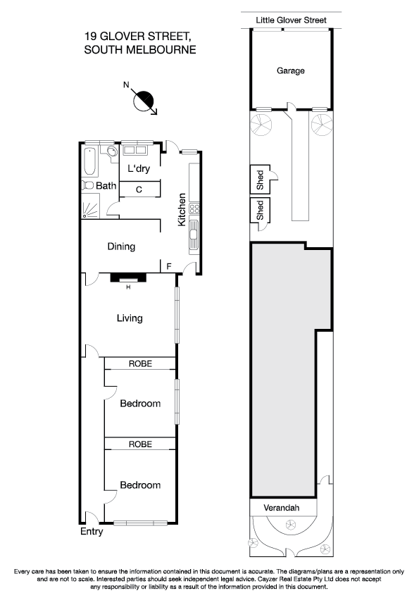 19 Glover Street, SOUTH MELBOURNE VIC 3205 - Floorplan