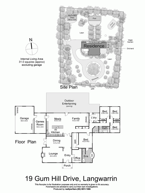 19 Gum Hill Drive, LANGWARRIN VIC 3910 - Floorplan