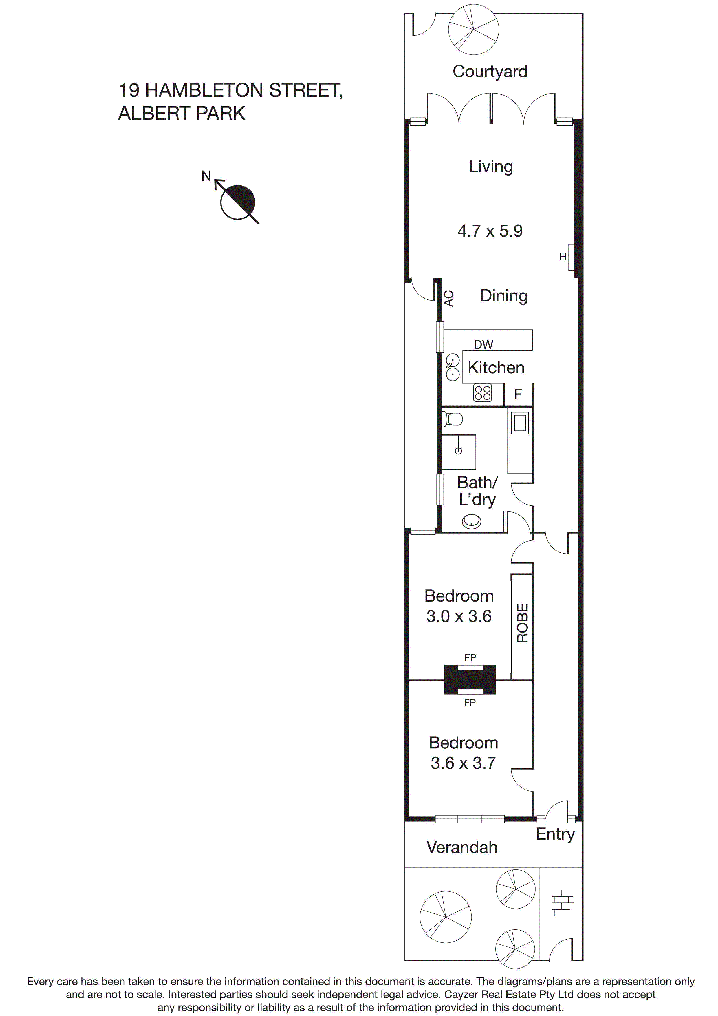 19 Hambleton Street, ALBERT PARK VIC 3206 - Floorplan