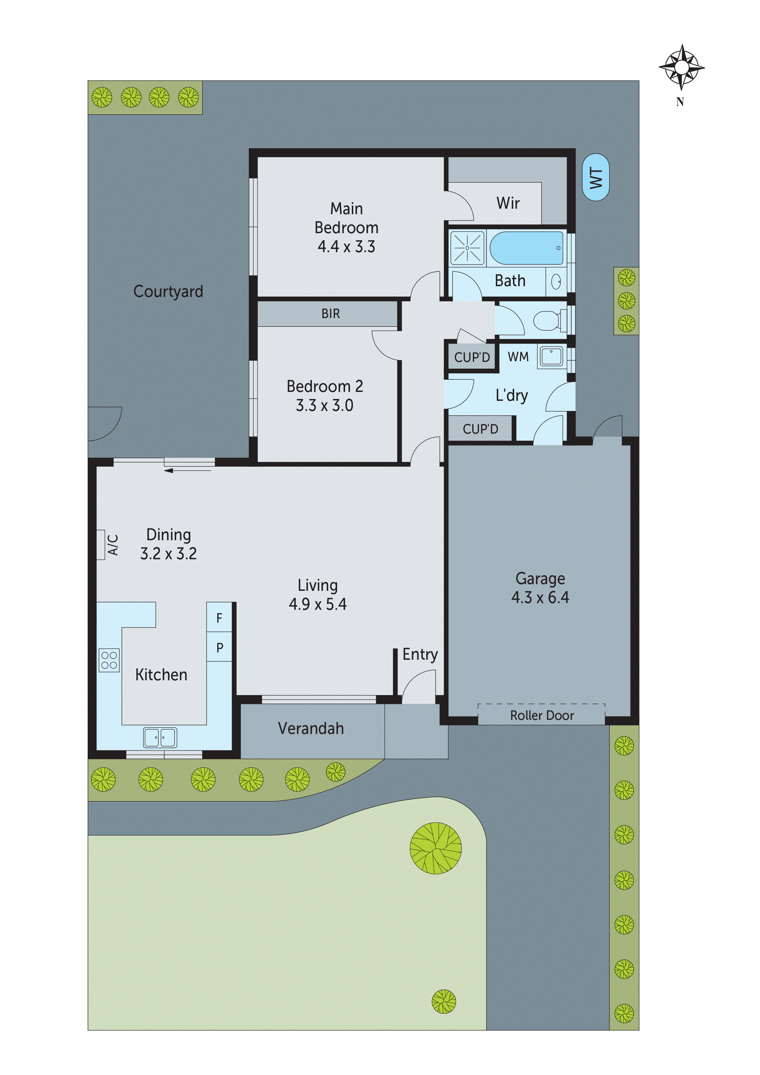 1/9 Heyers Road, Grovedale VIC 3216 - Floorplan
