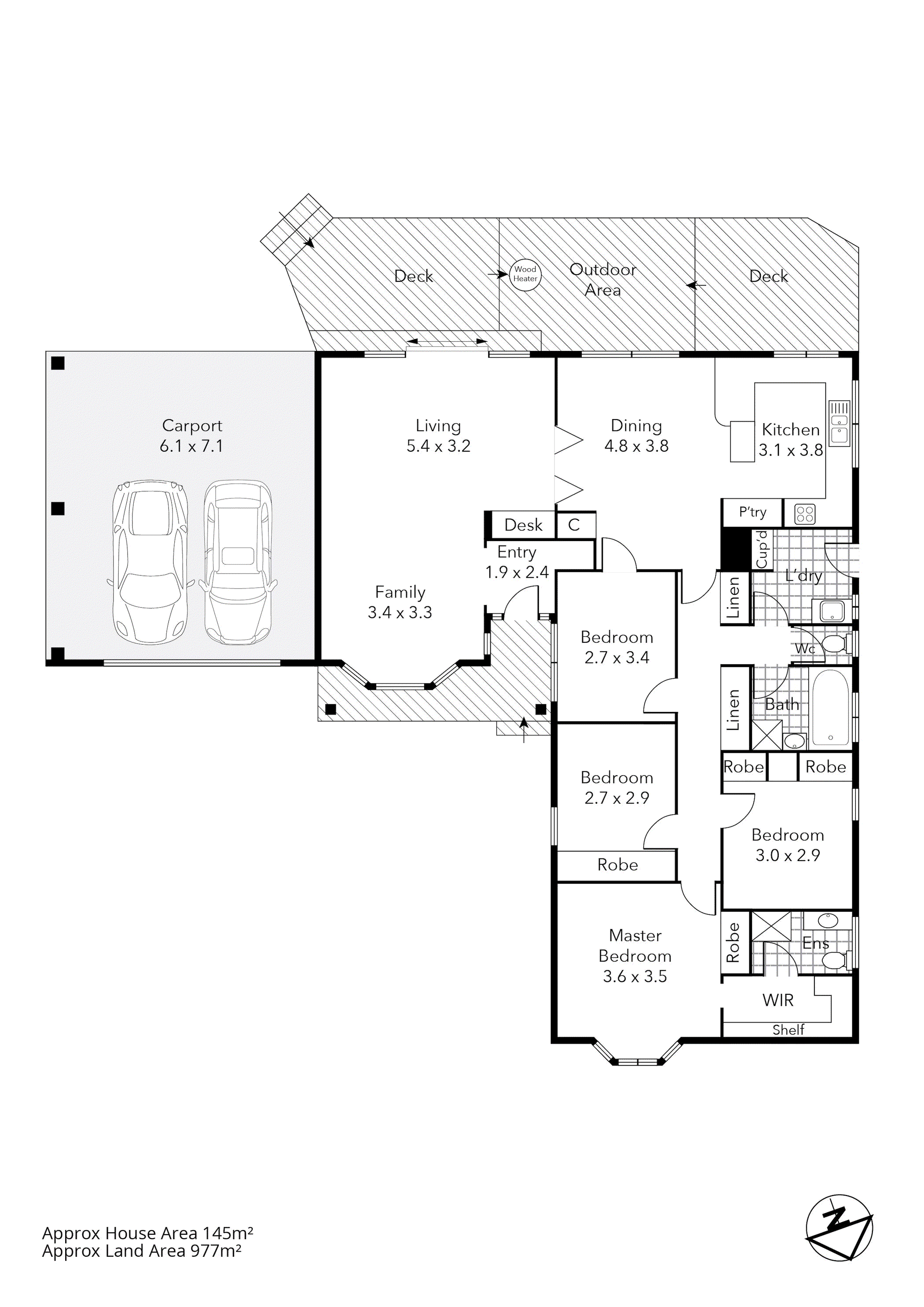 19 Hinkler Avenue, Sebastopol VIC 3356 - Floorplan