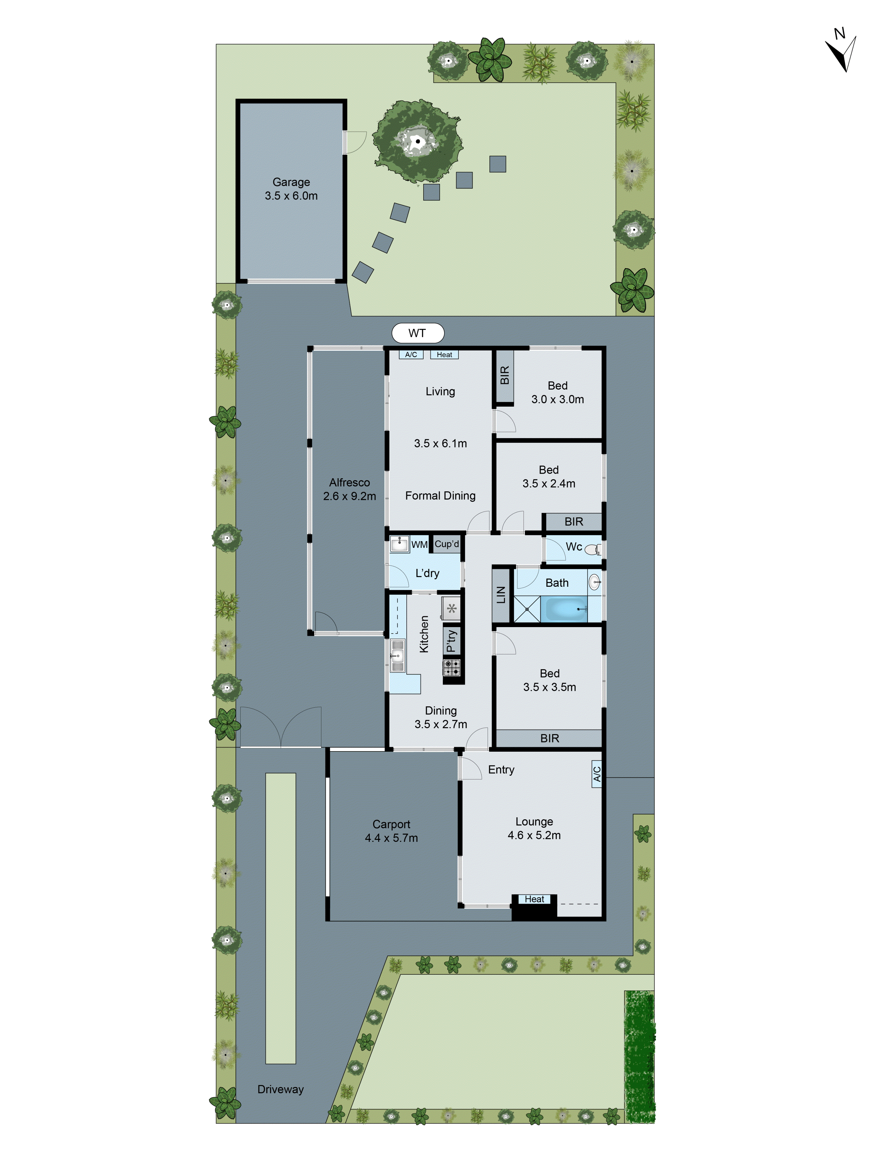 19 Karana Avenue, Grovedale VIC 3216 - Floorplan