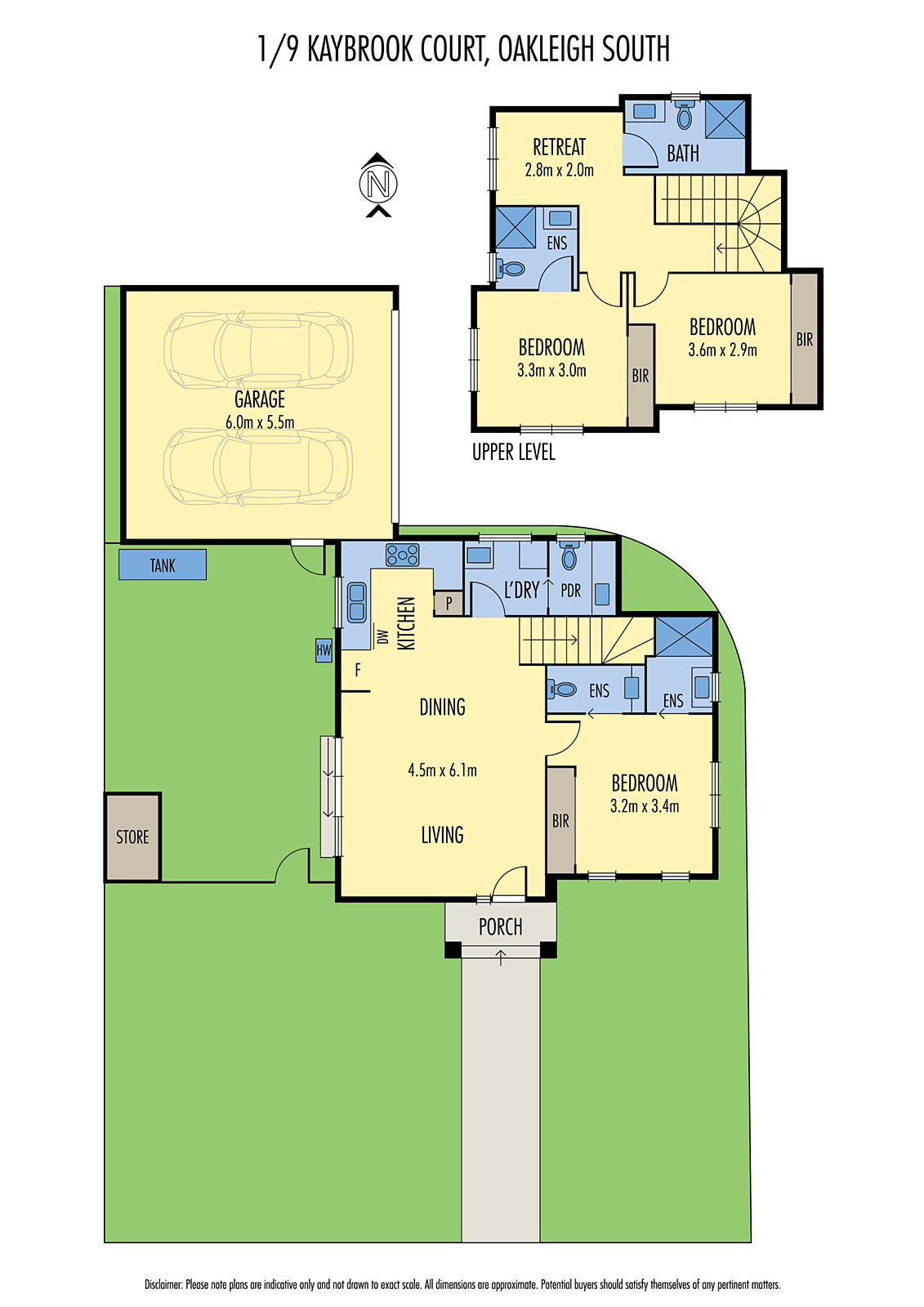 1/9 Kaybrook Court, Oakleigh South VIC 3167 - Floorplan