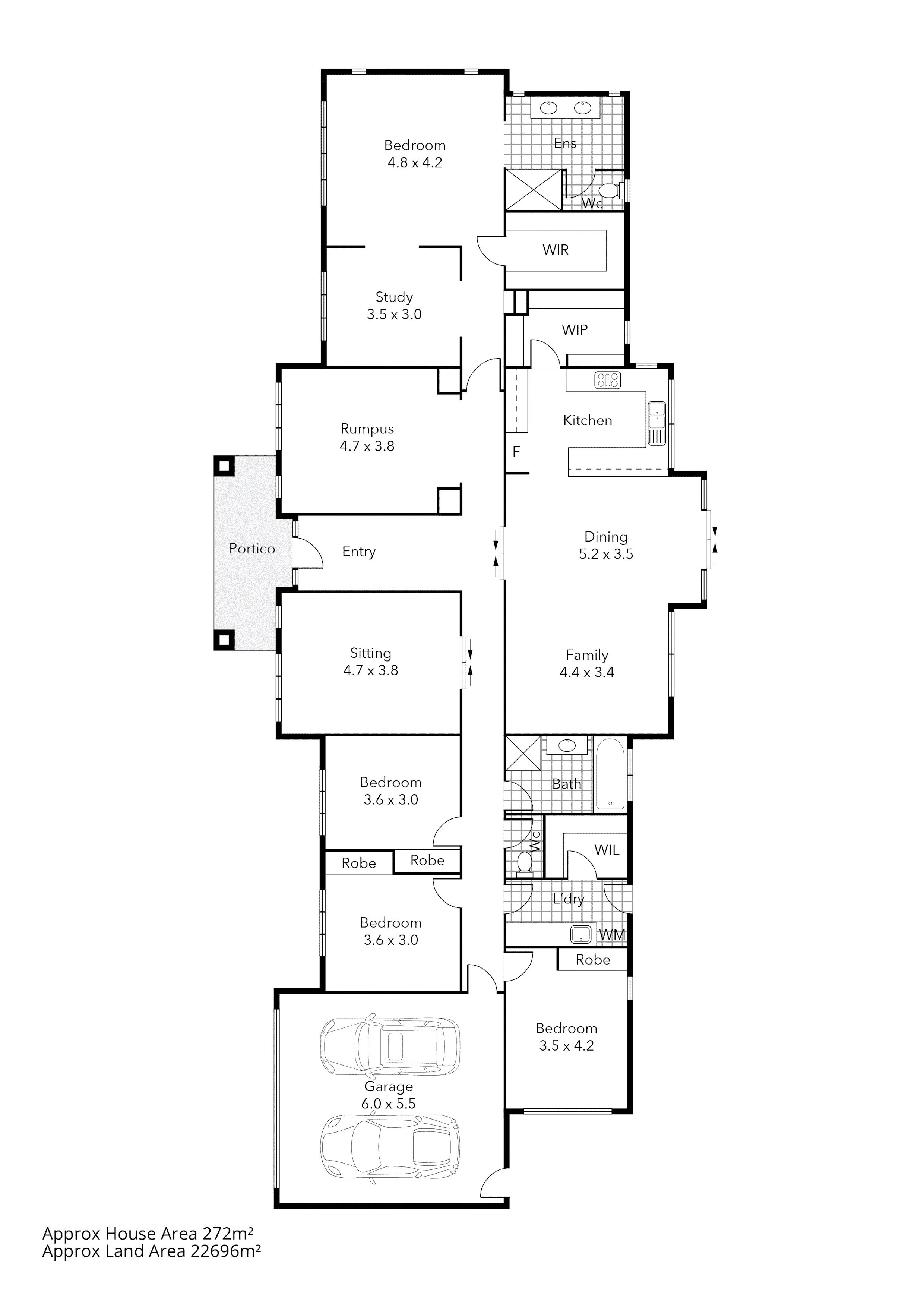 19 Kennedy Lane, Creswick VIC 3363 - Floorplan