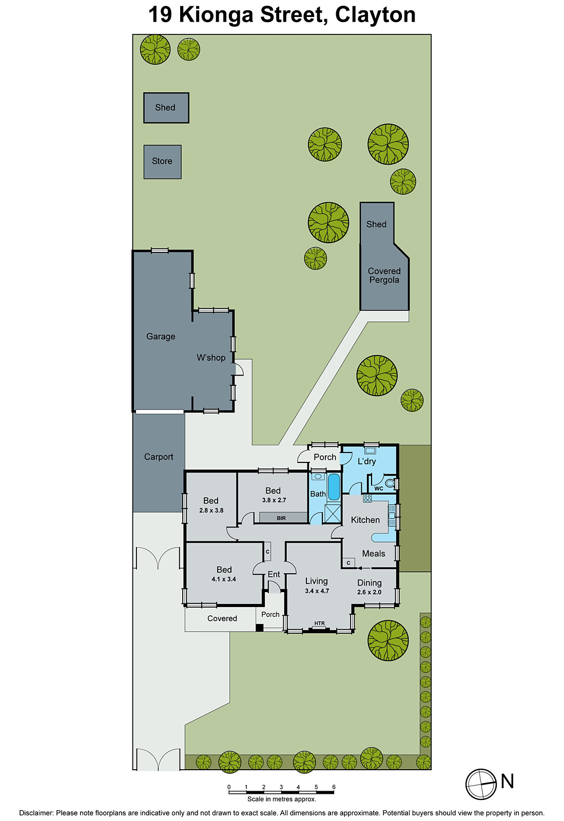 19 Kionga Street, Clayton VIC 3168 - Floorplan