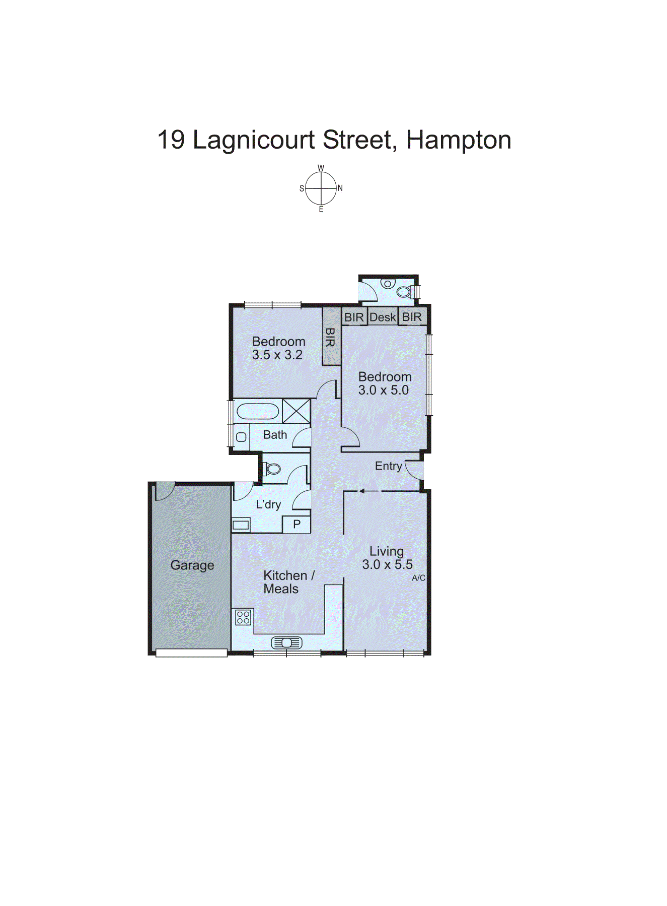 19 Lagnicourt Street, Hampton VIC 3188 - Floorplan