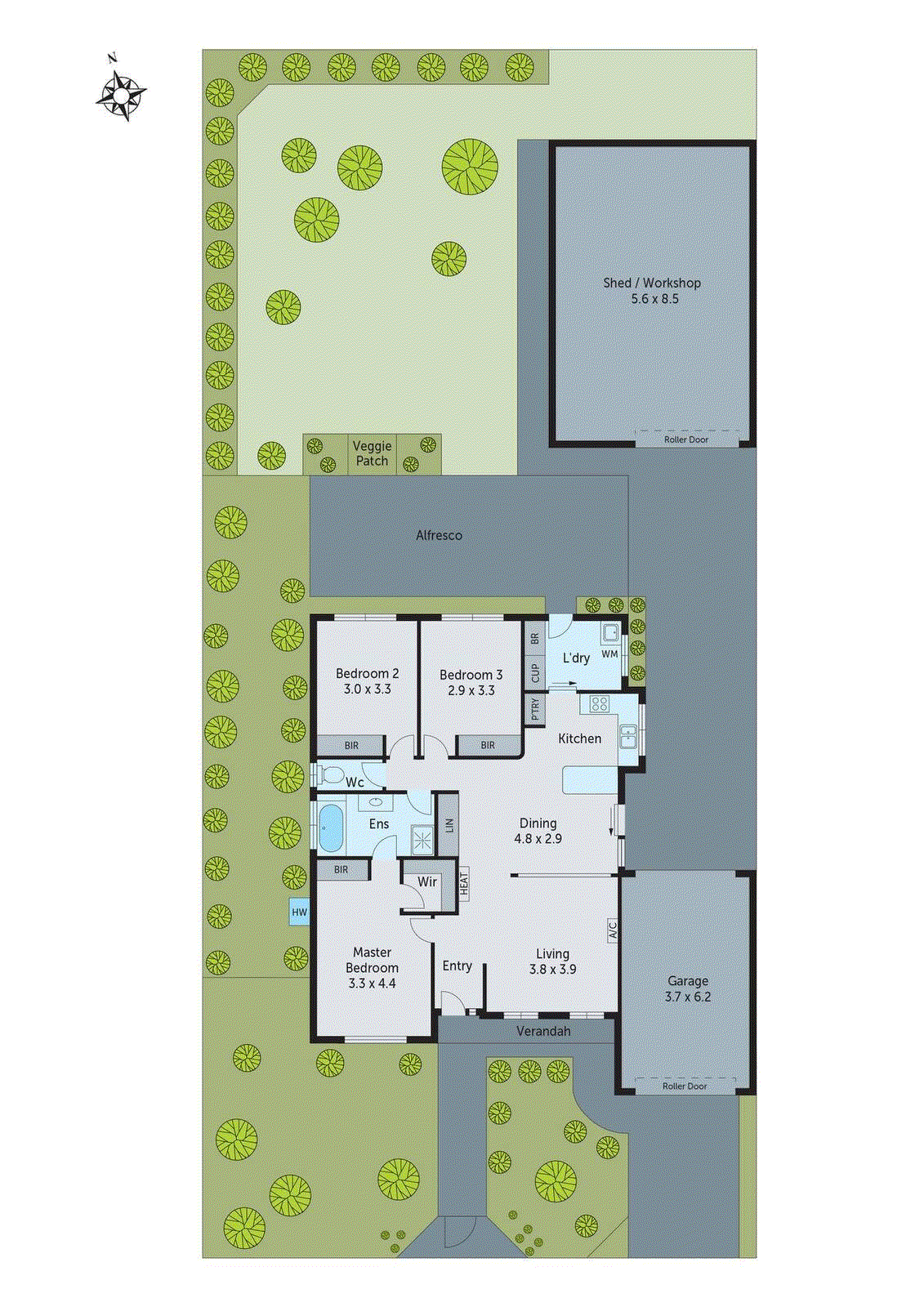 19 Meadenhall Drive, St Albans Park VIC 3219 - Floorplan