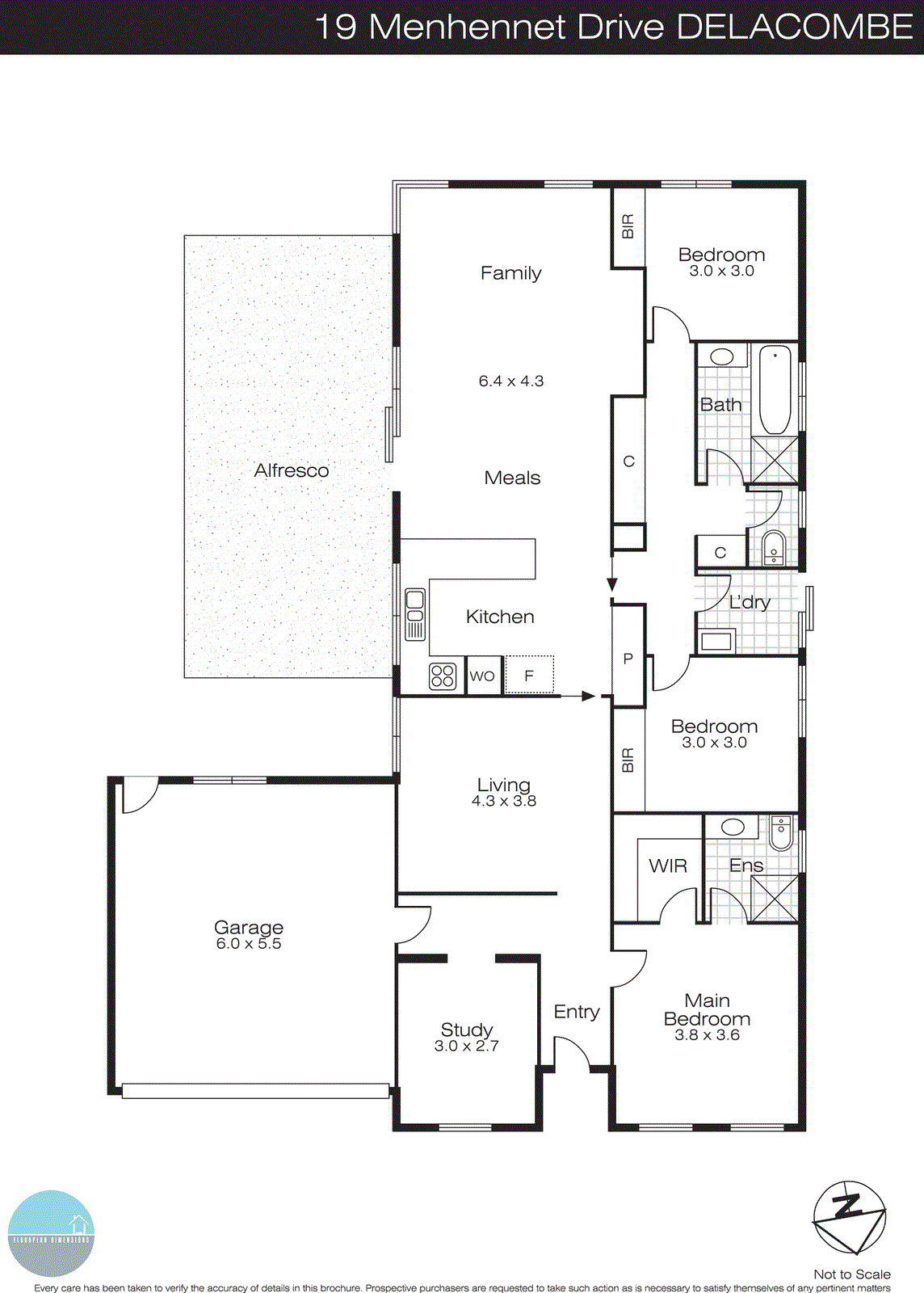 19 Menhennet Drive, Delacombe VIC 3356 - Floorplan