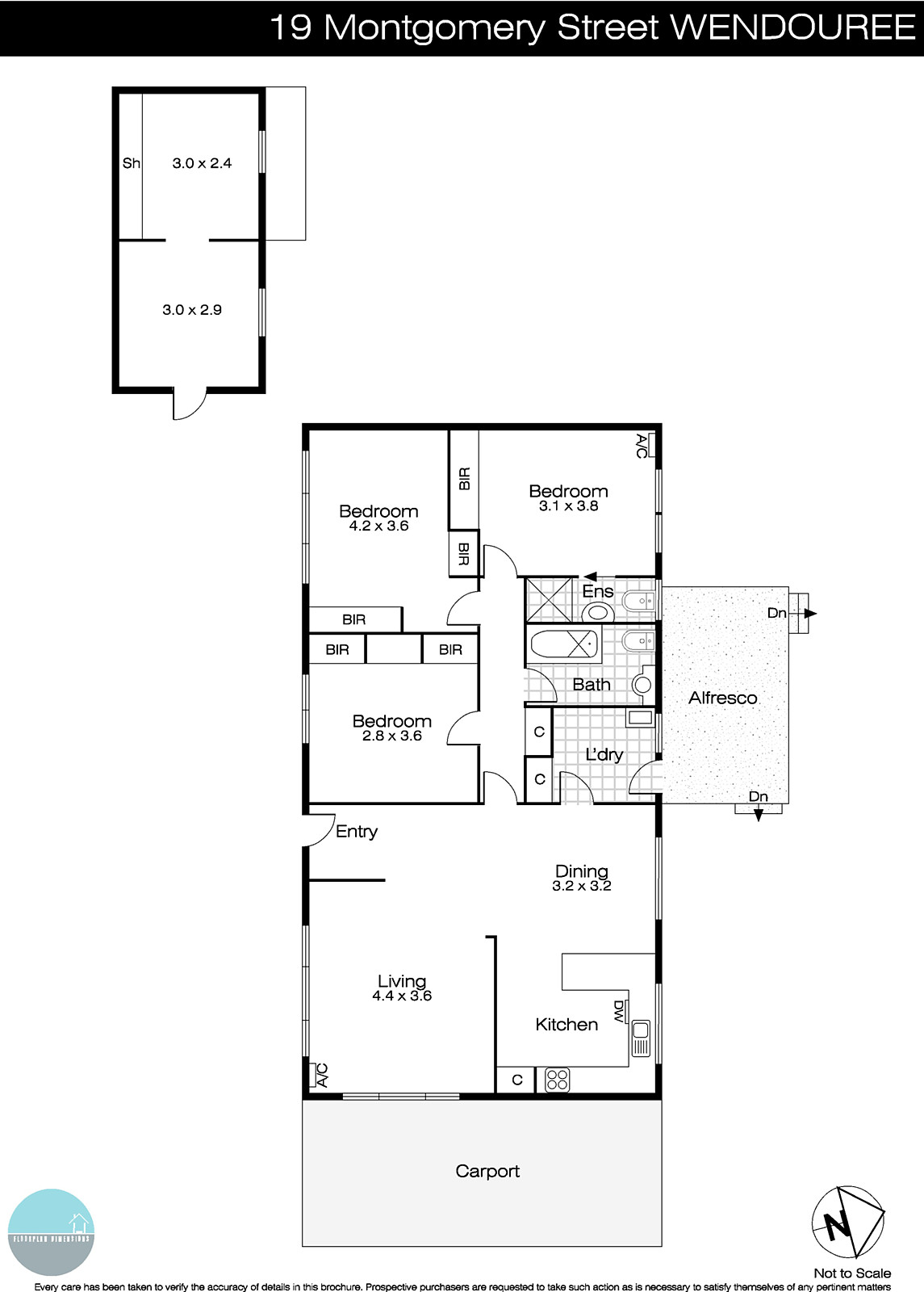 19 Montgomery Street, Wendouree VIC 3355 - Floorplan