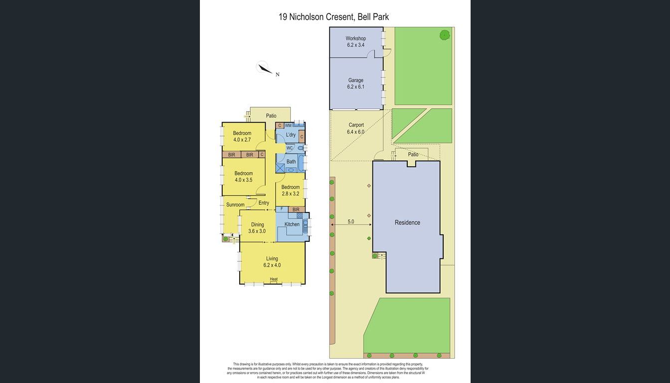 19 Nicholson Crescent, BELL PARK VIC 3215 - Floorplan