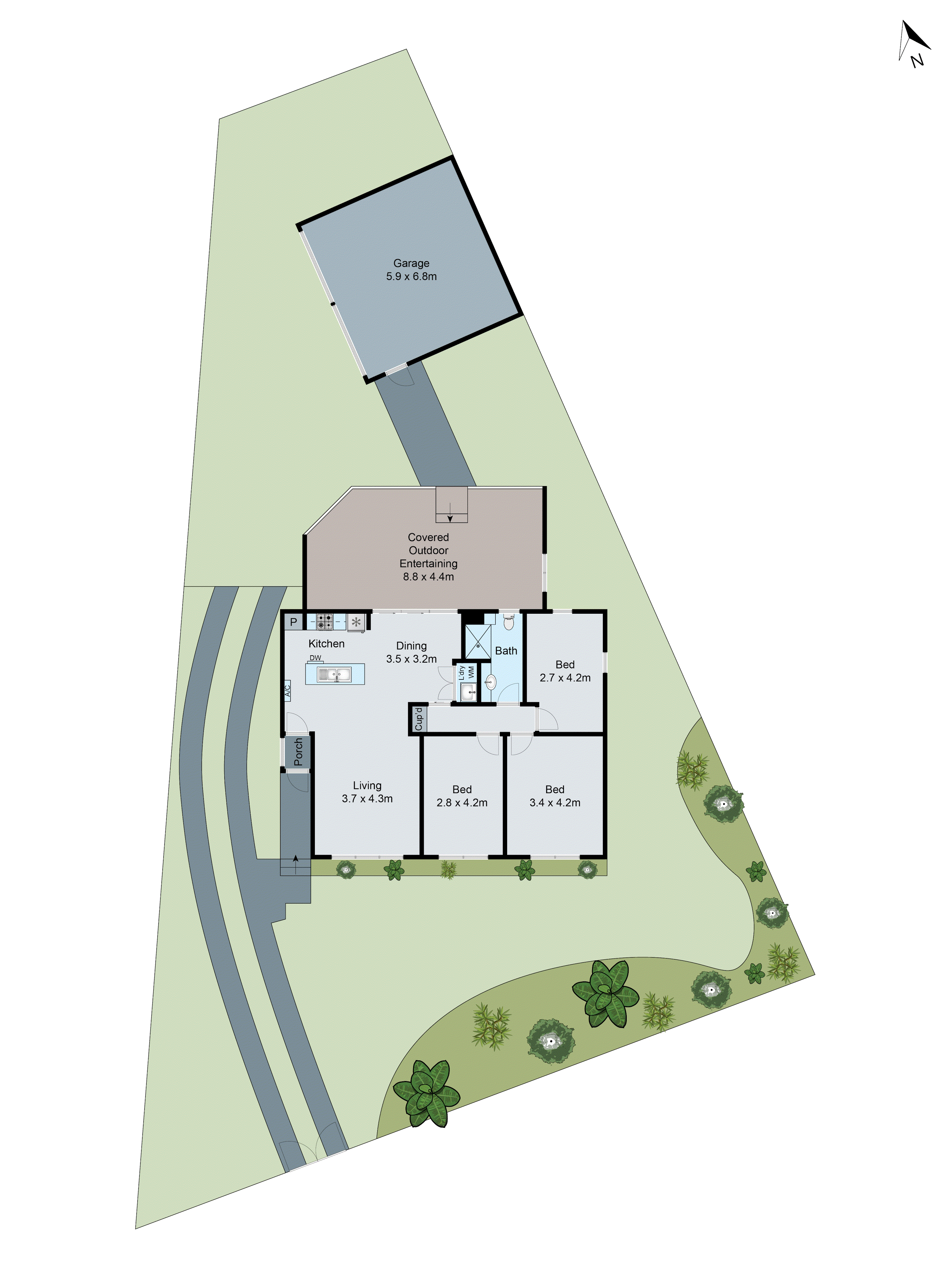 19 Olney Avenue, Thomson VIC 3219 - Floorplan