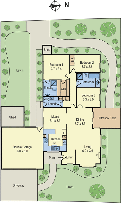 19 Oploo Court, Dingley Village VIC 3172 - Floorplan