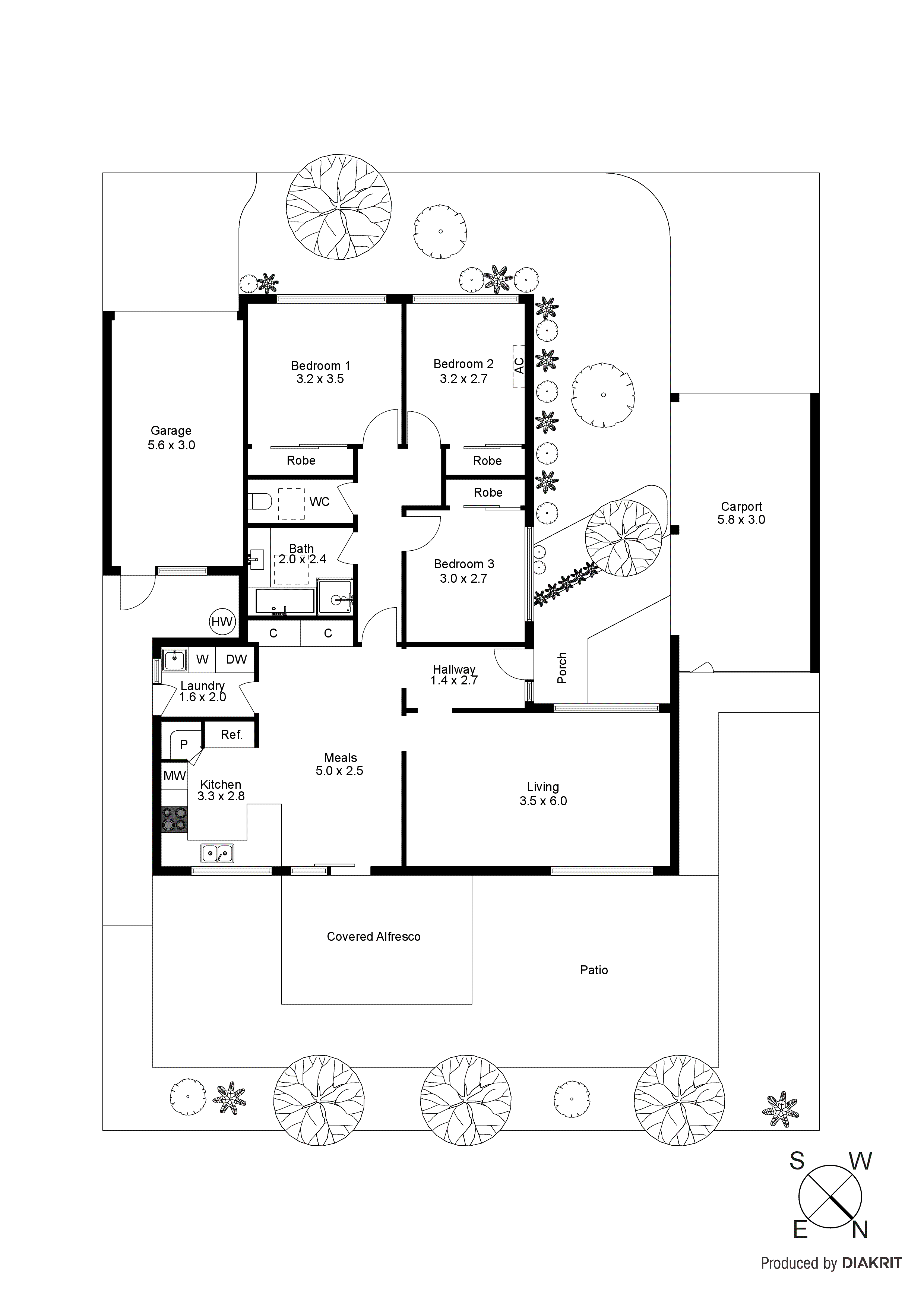19 Orana Crescent, Chelsea VIC 3196 - Floorplan
