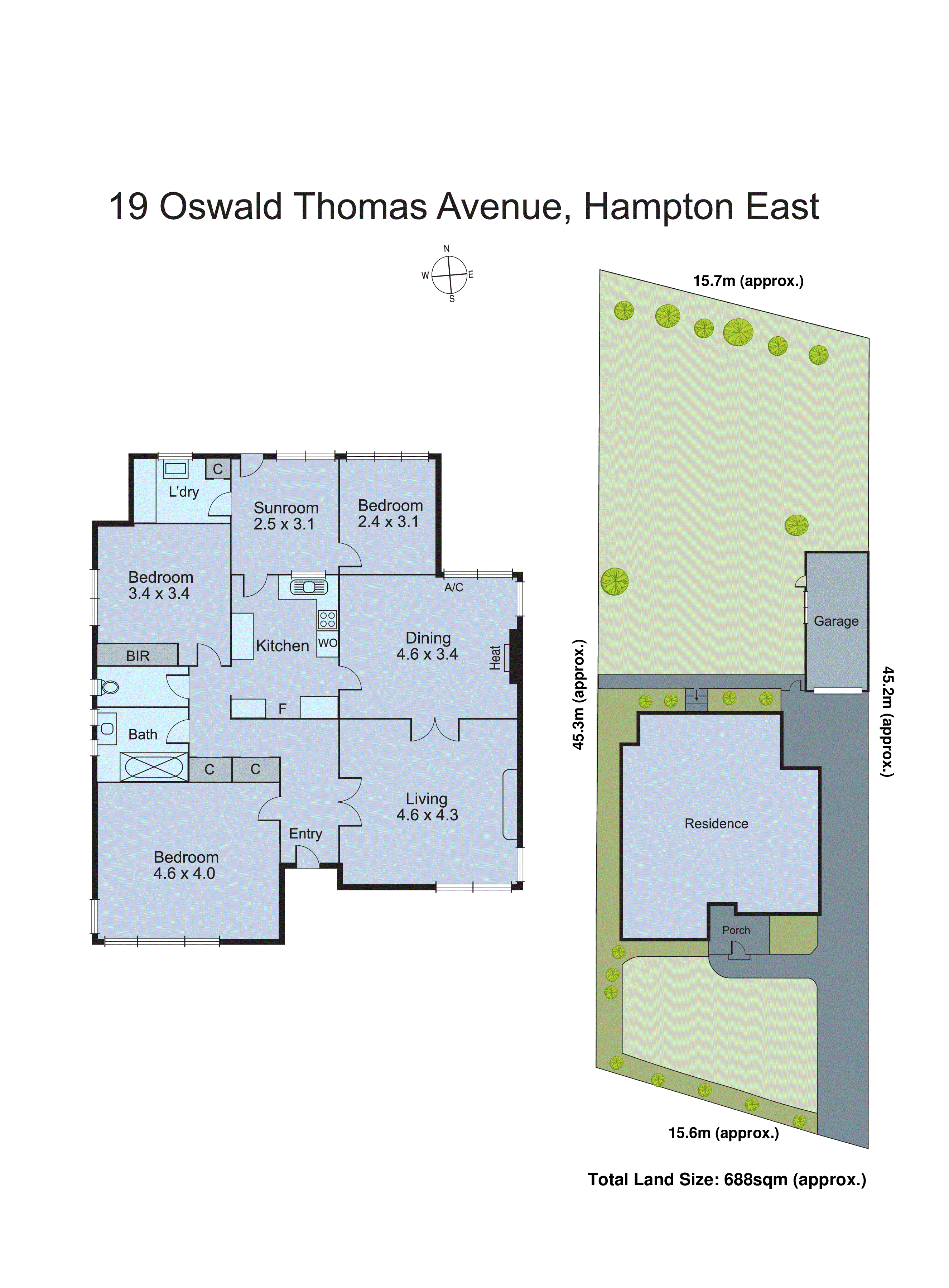 19 Oswald Thomas Avenue, Hampton East VIC 3188 - Floorplan
